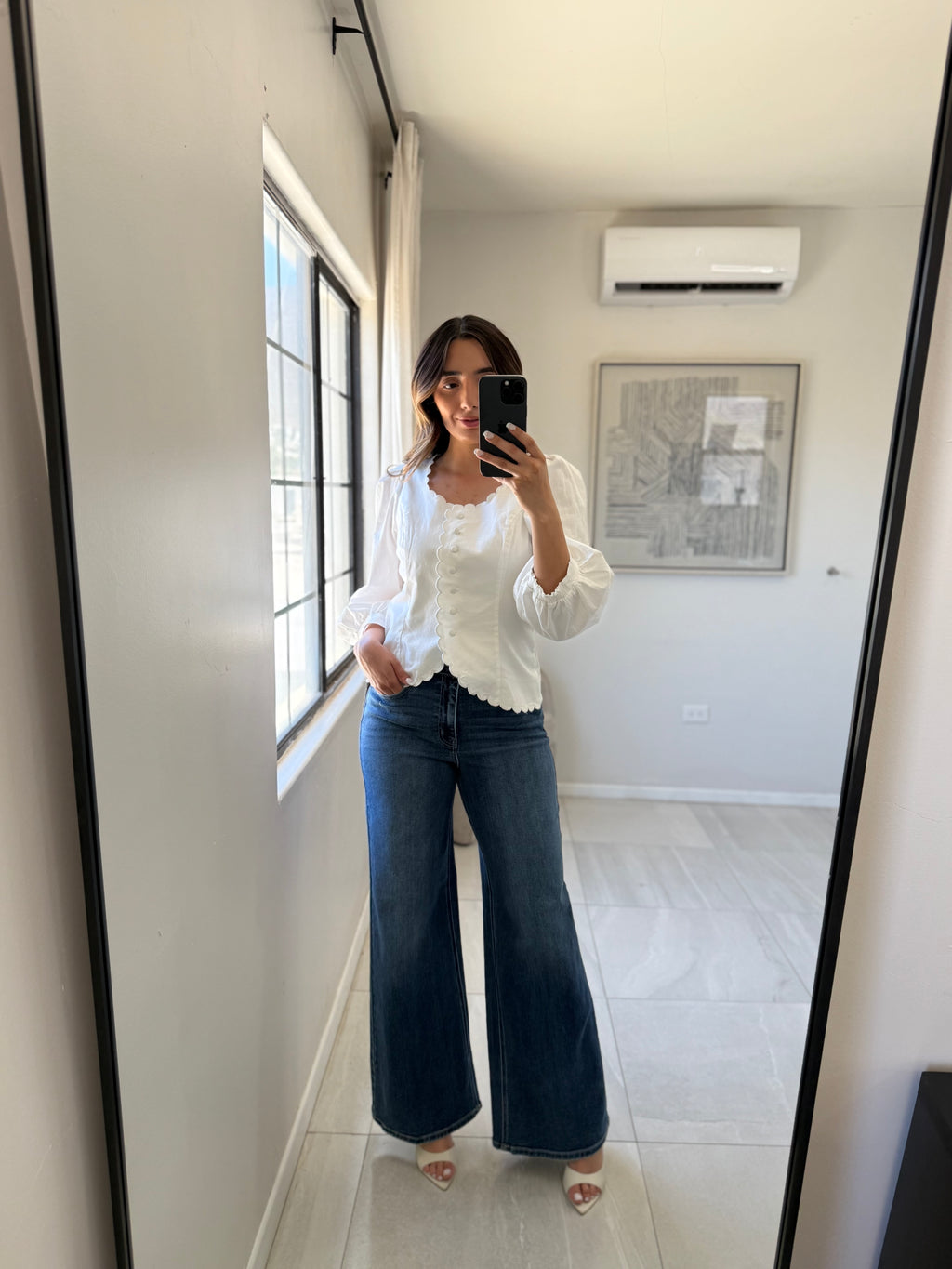 Inseam High Rise Wide Leg