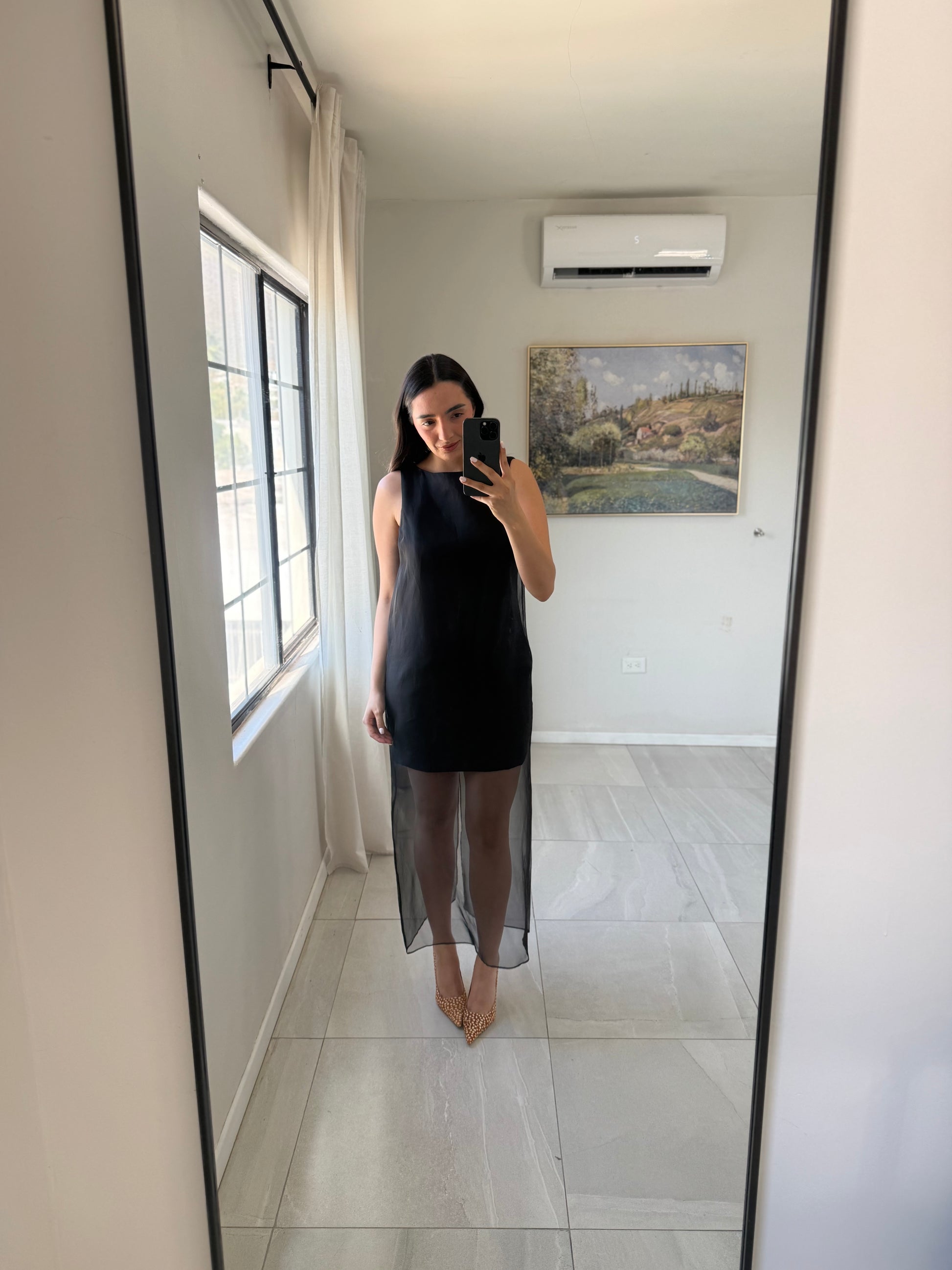 Morea Gaza Black Dress