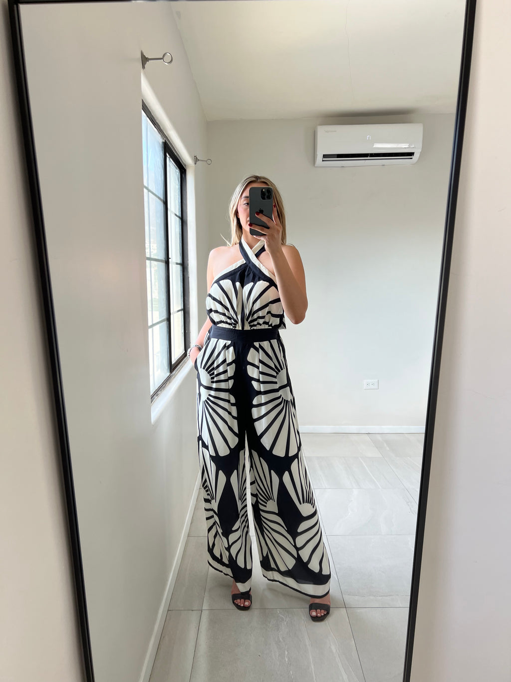 Printed Jumpsuit Halter