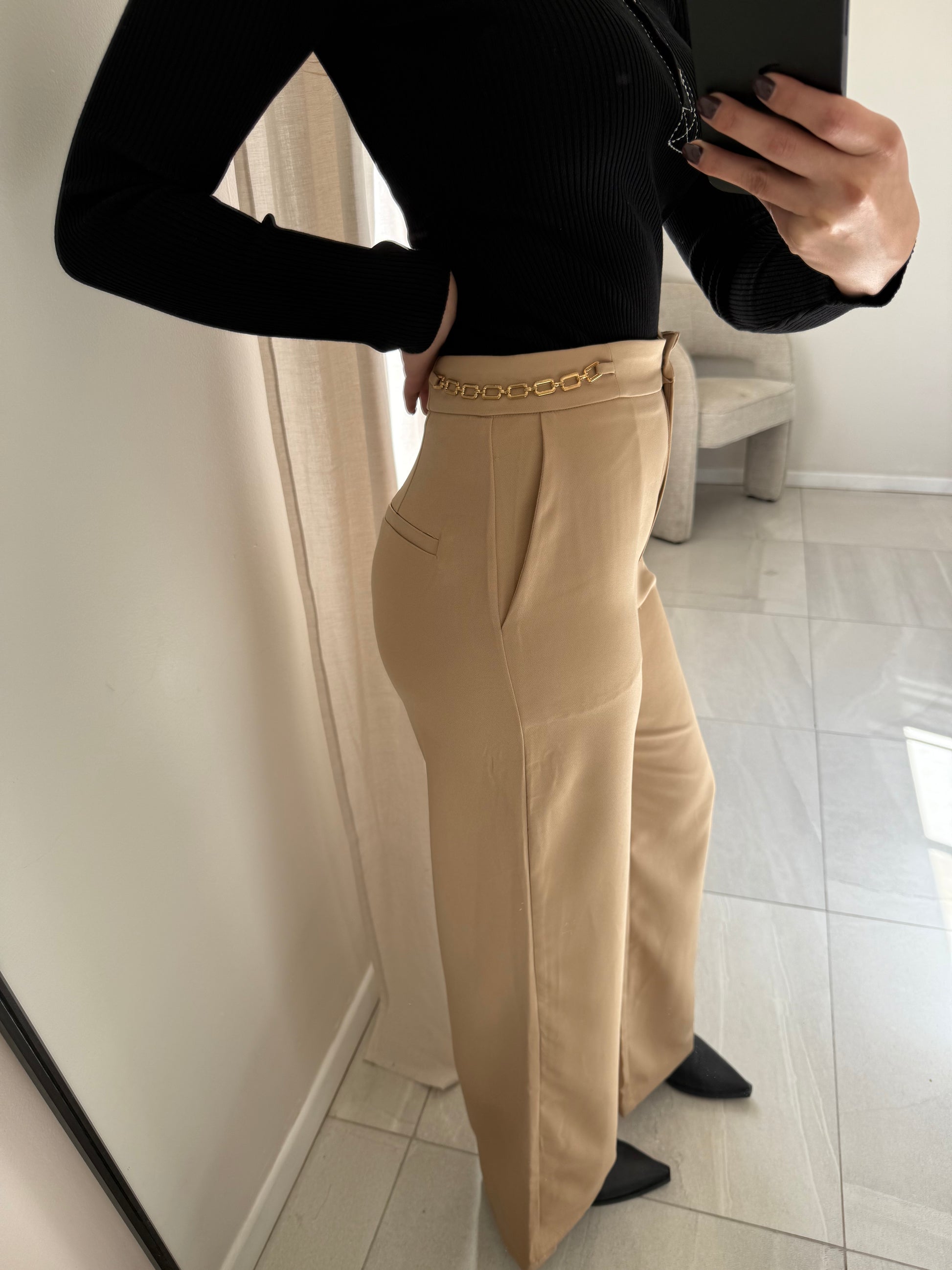 Wide Leg Pants Mocha