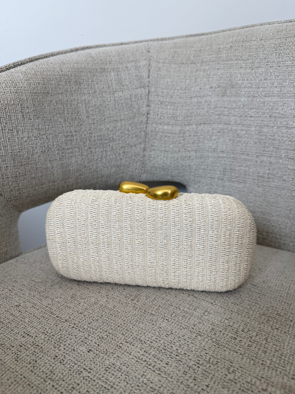 Nala Straw Clutch Natural