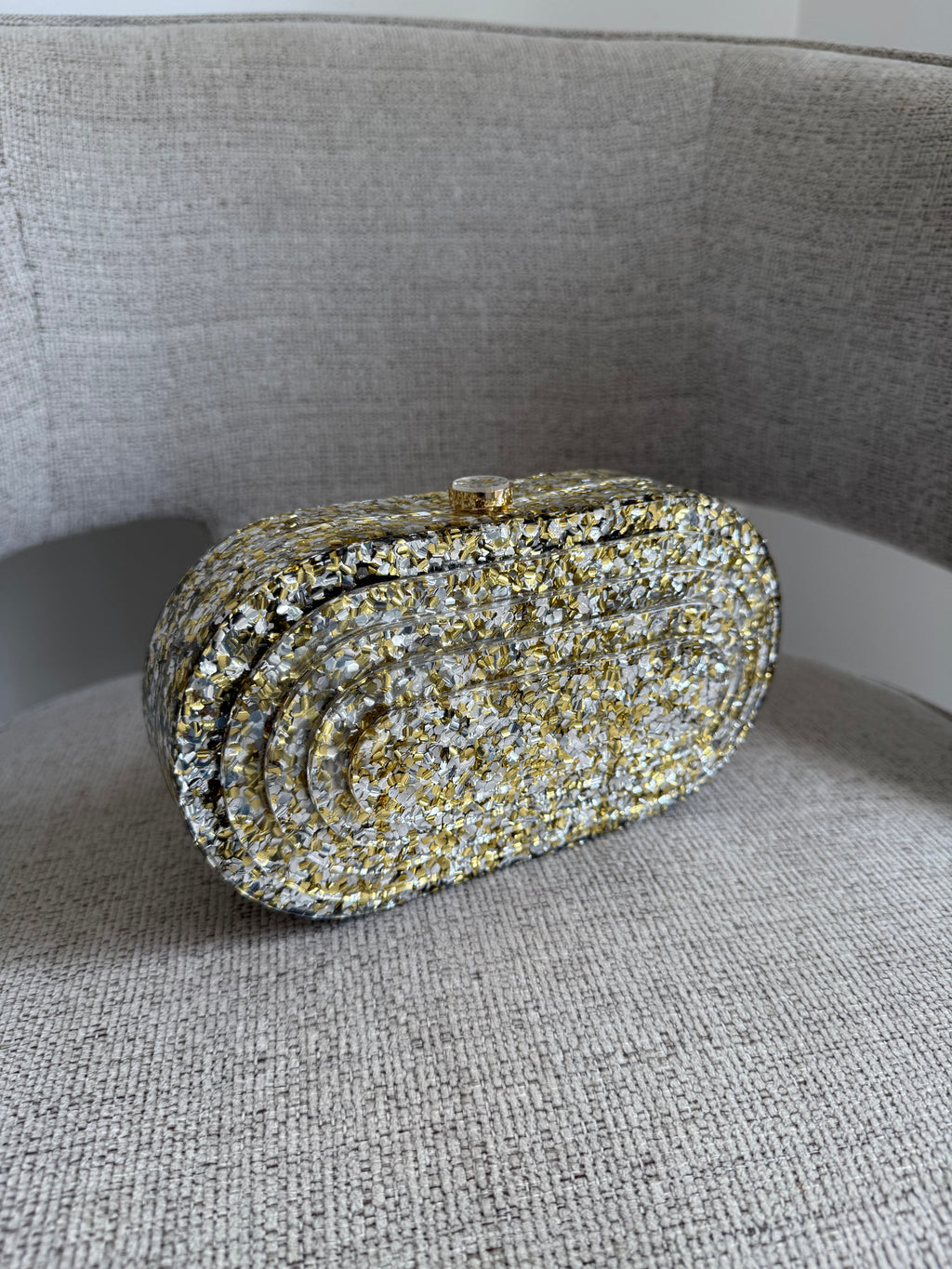 Chiara Clutch Gold