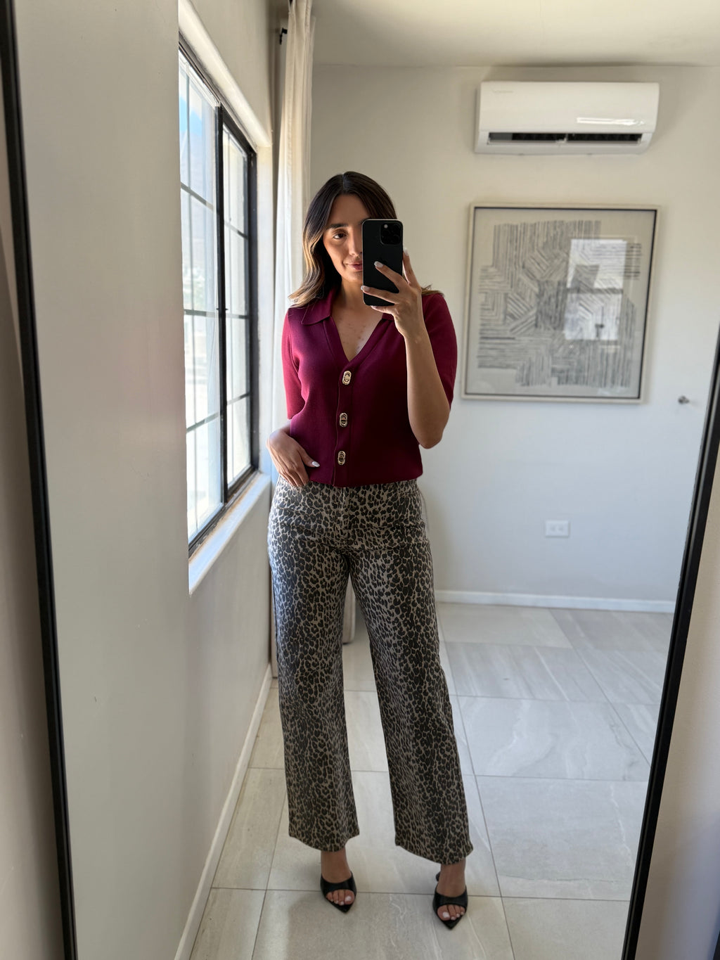 Leopard Vintage Straight
