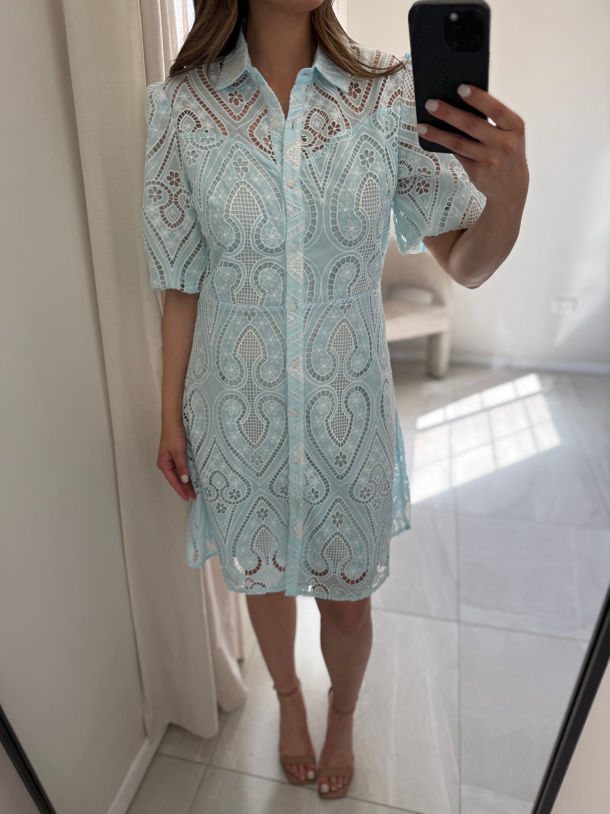 Blue Lace Dress
