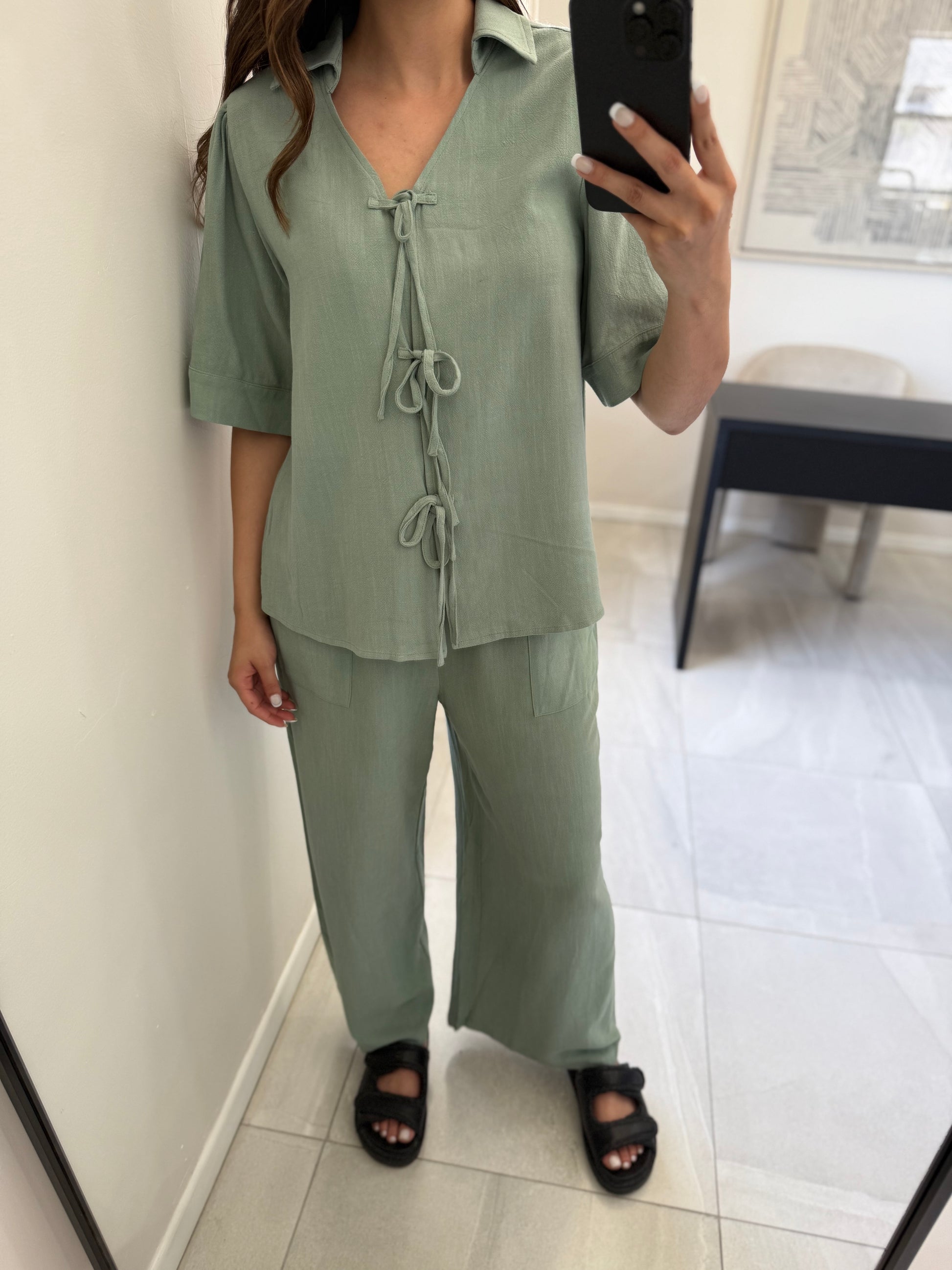 Set traje Menta