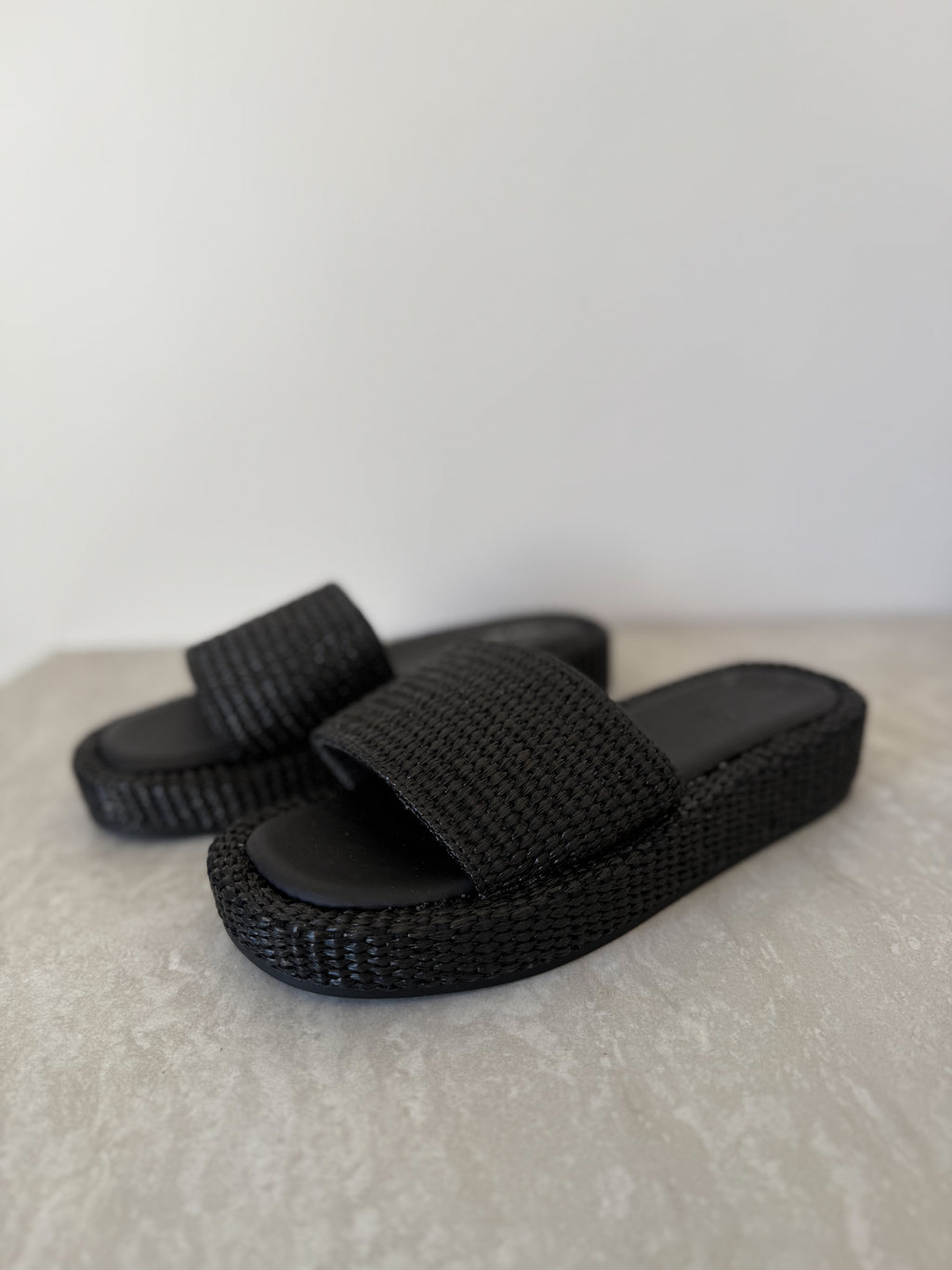 Sandalias Negras Plataforma