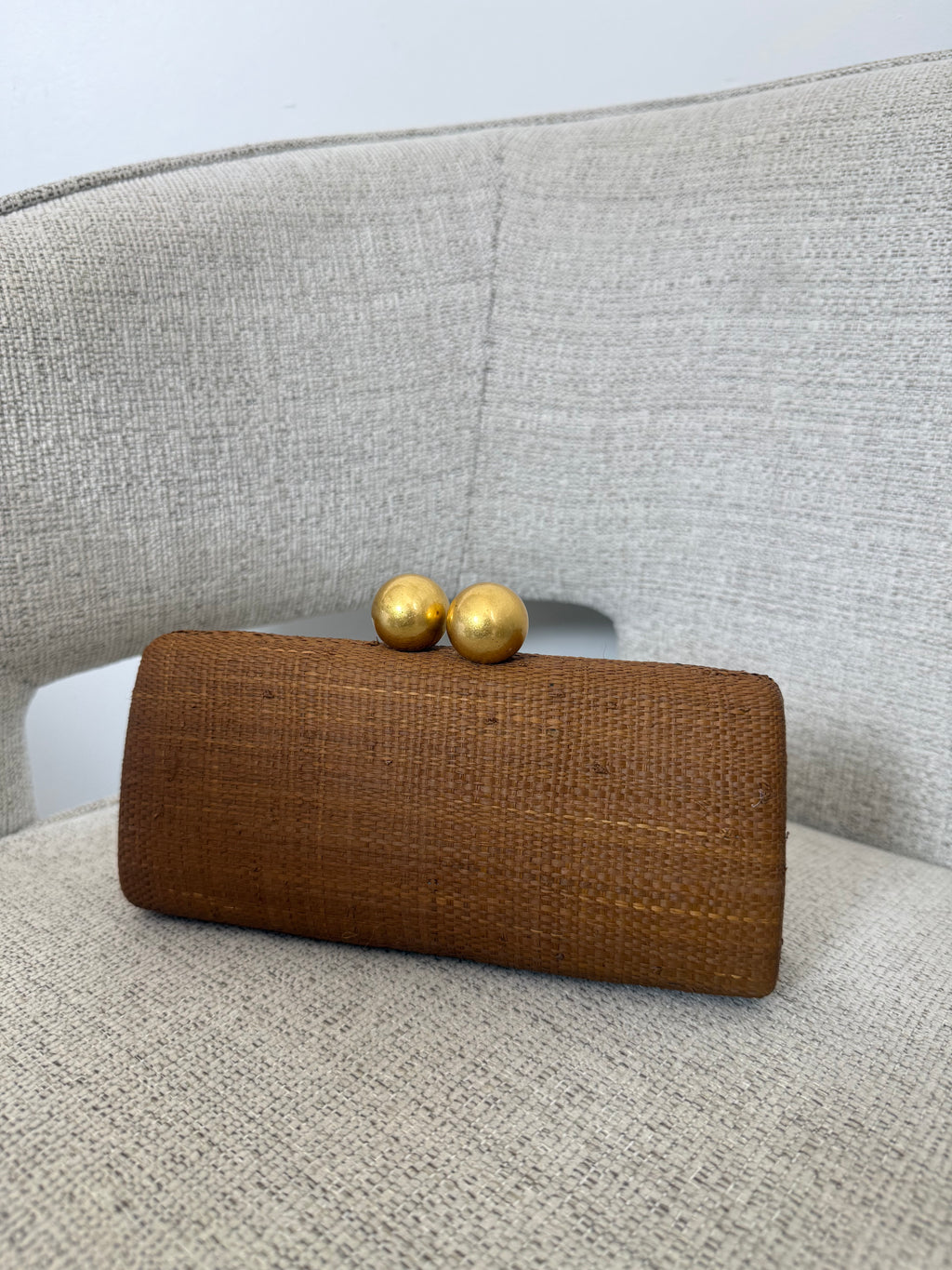 Karima Clutch Brown