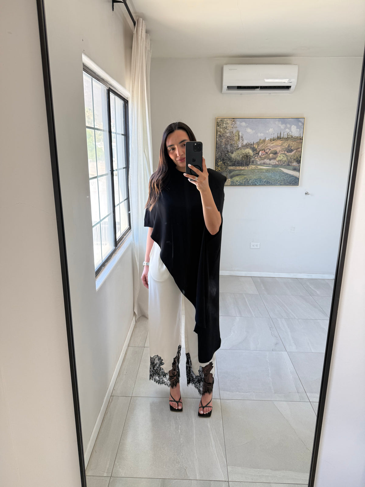 Black Asymetrical Top