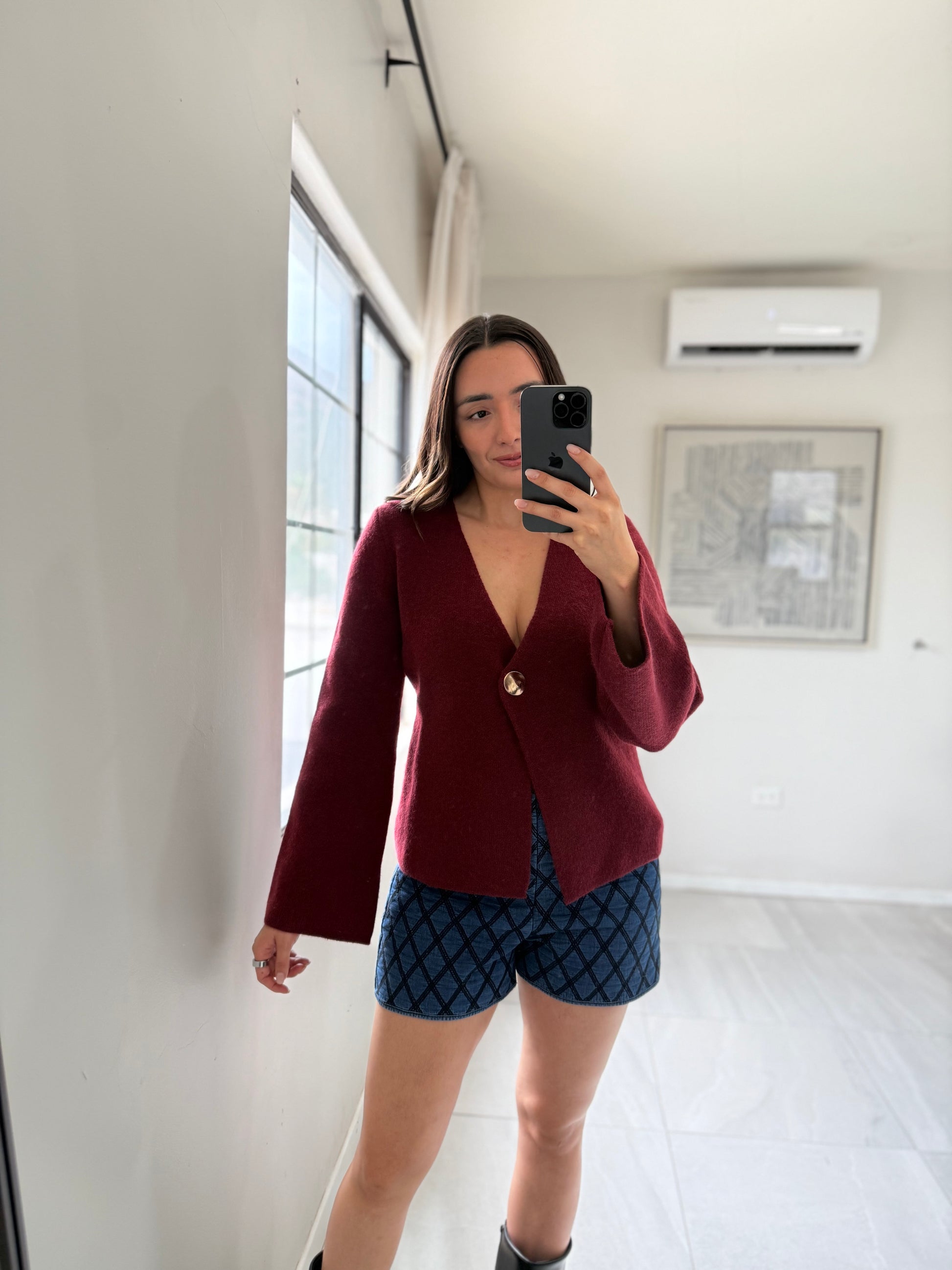 Cardigan Vino Dorado