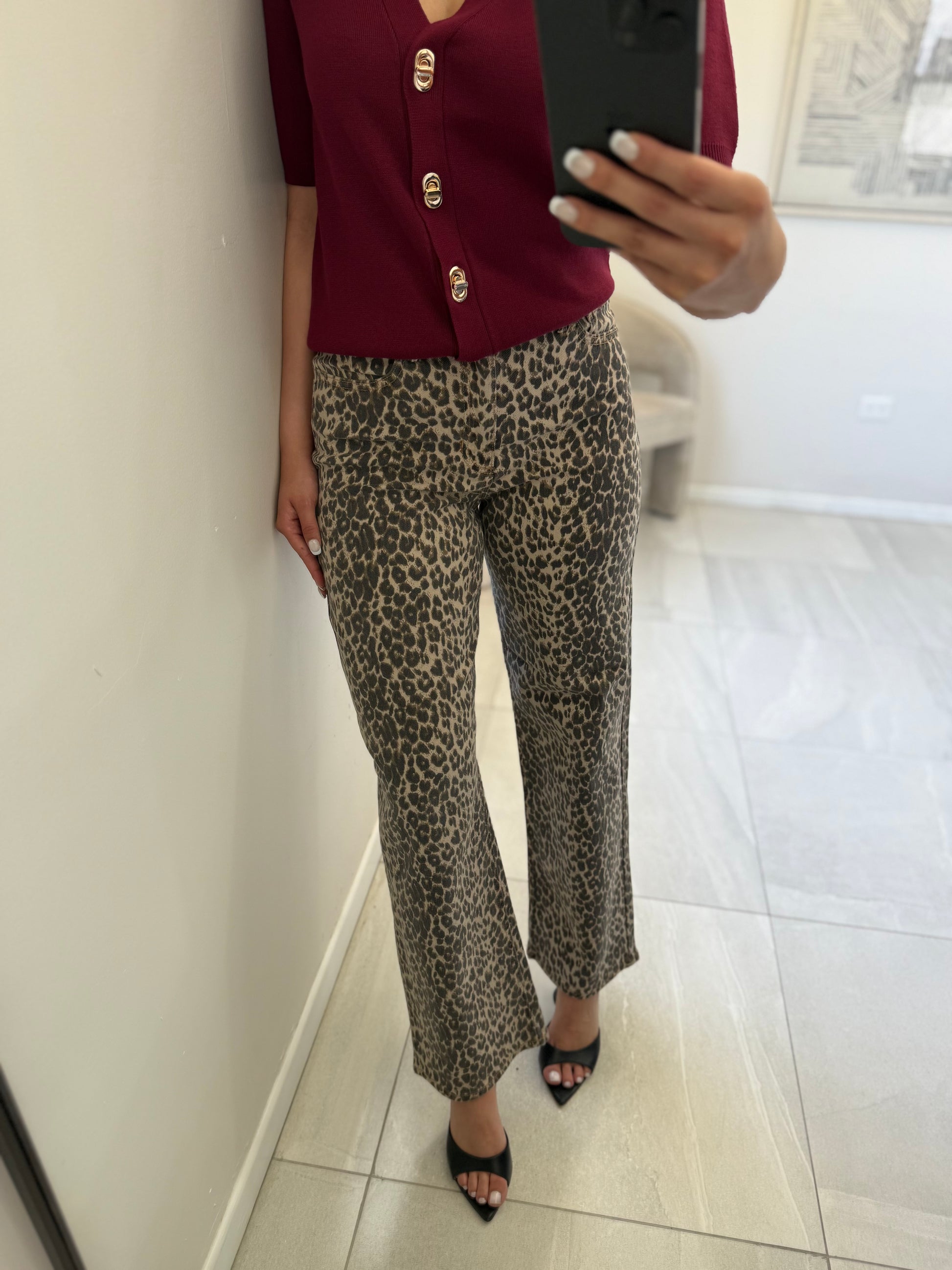 Leopard Vintage Straight