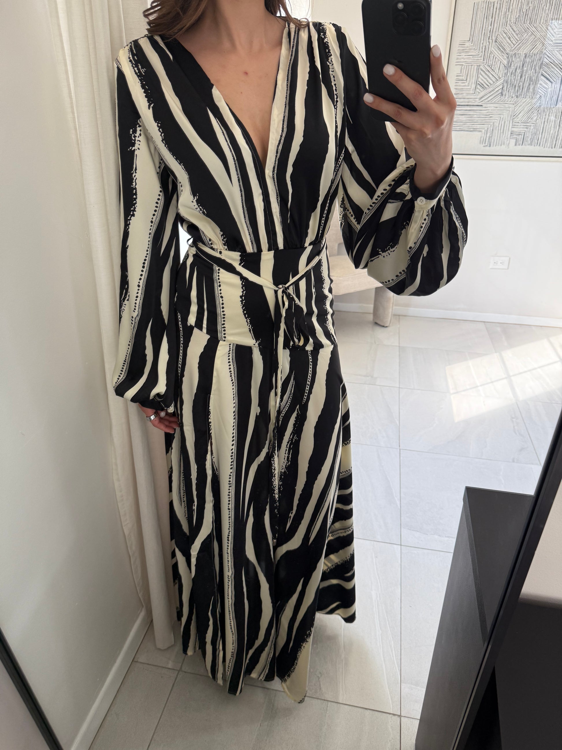 Dress Stripe Black/Ivory