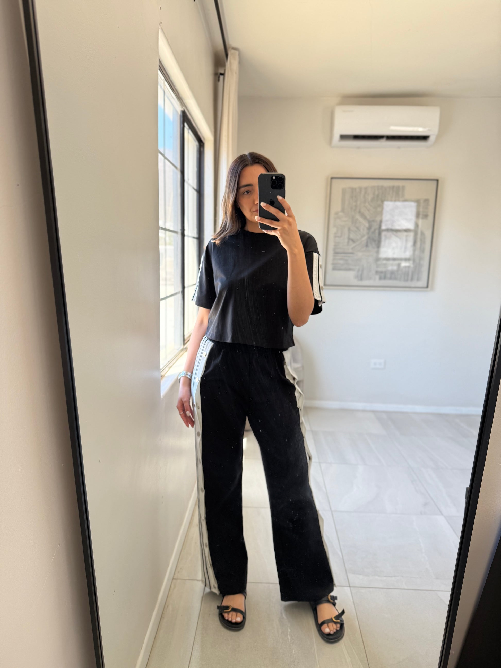 Black Track Pants
