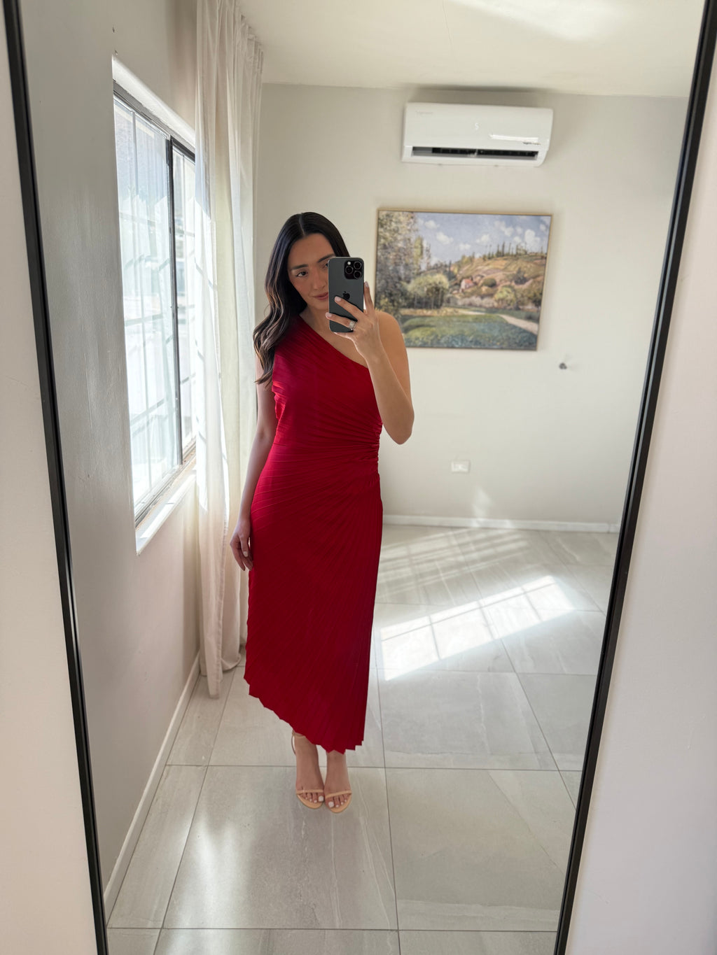 Belle Red Midi