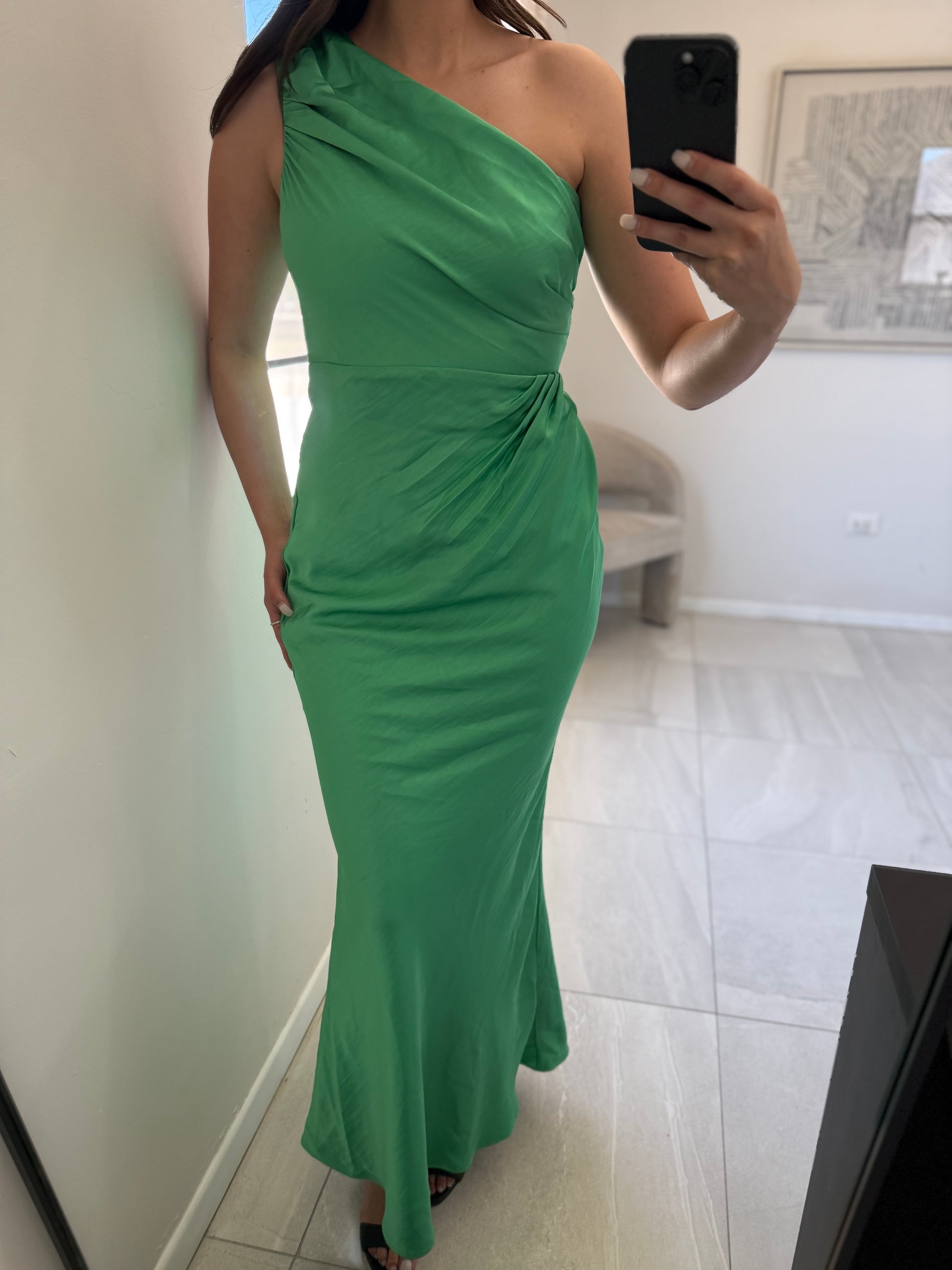 Green One Satin Less