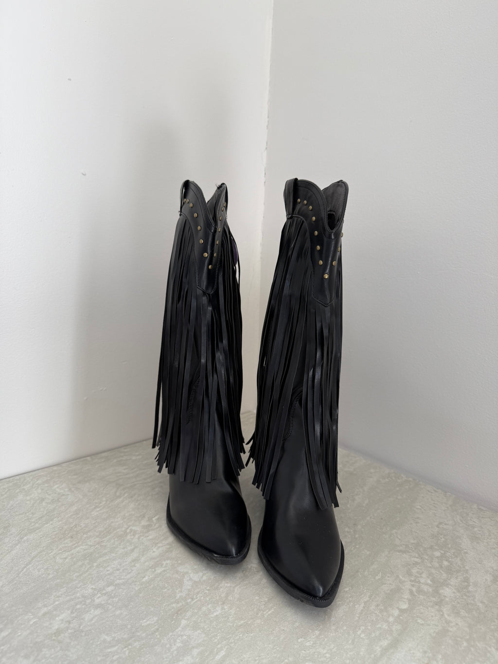 Bota Flecos Negra