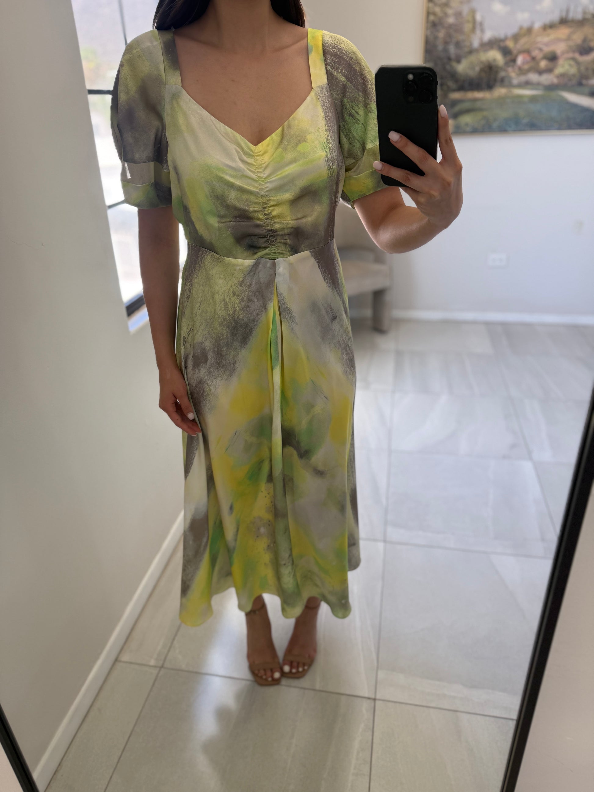 Watercolor Maxi Dress