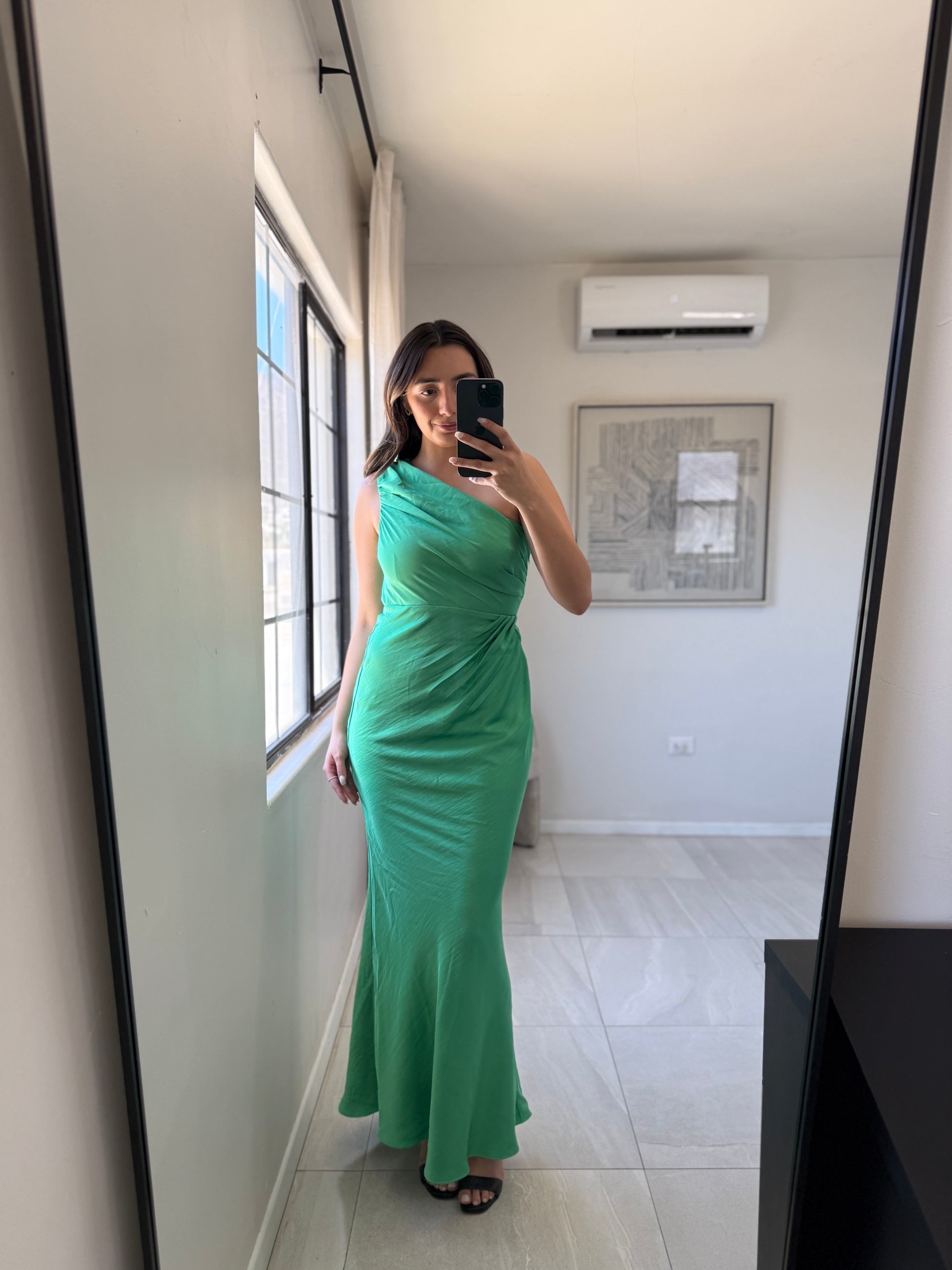 Green One Satin Less