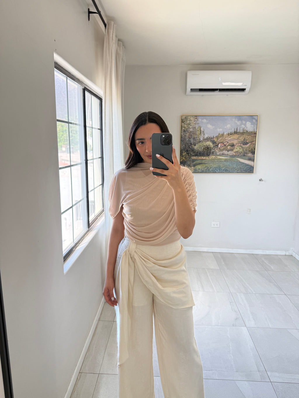 Sand Cape Rouch Top