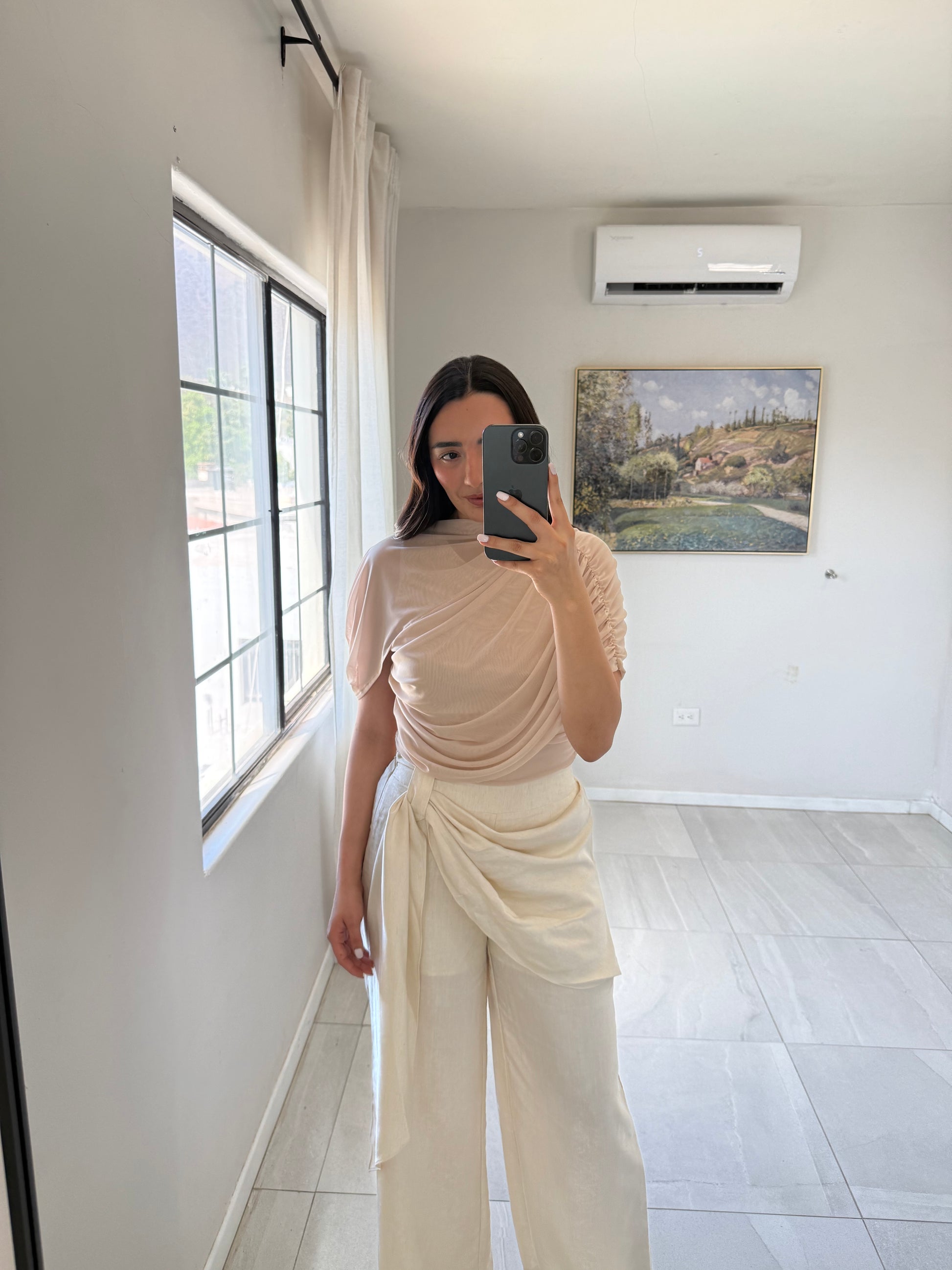 Sand Cape Rouch Top