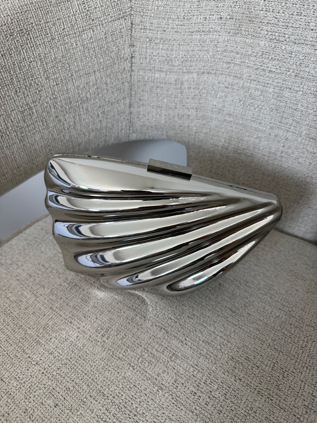 Shell Clutch Silver