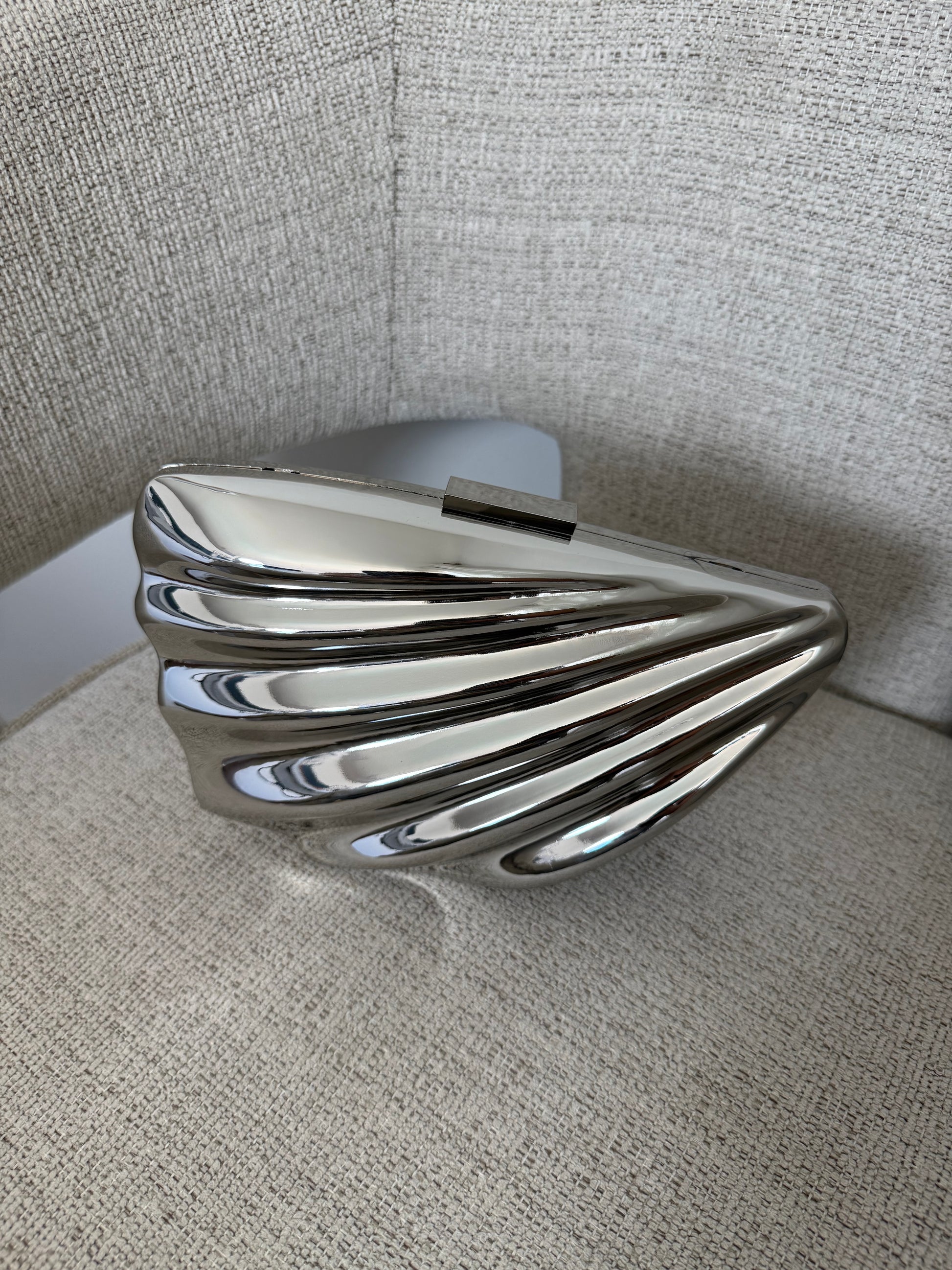 Shell Clutch Silver