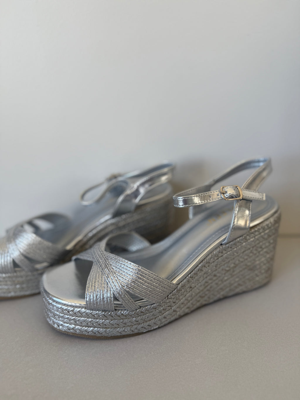 Zapato Tacon Plata