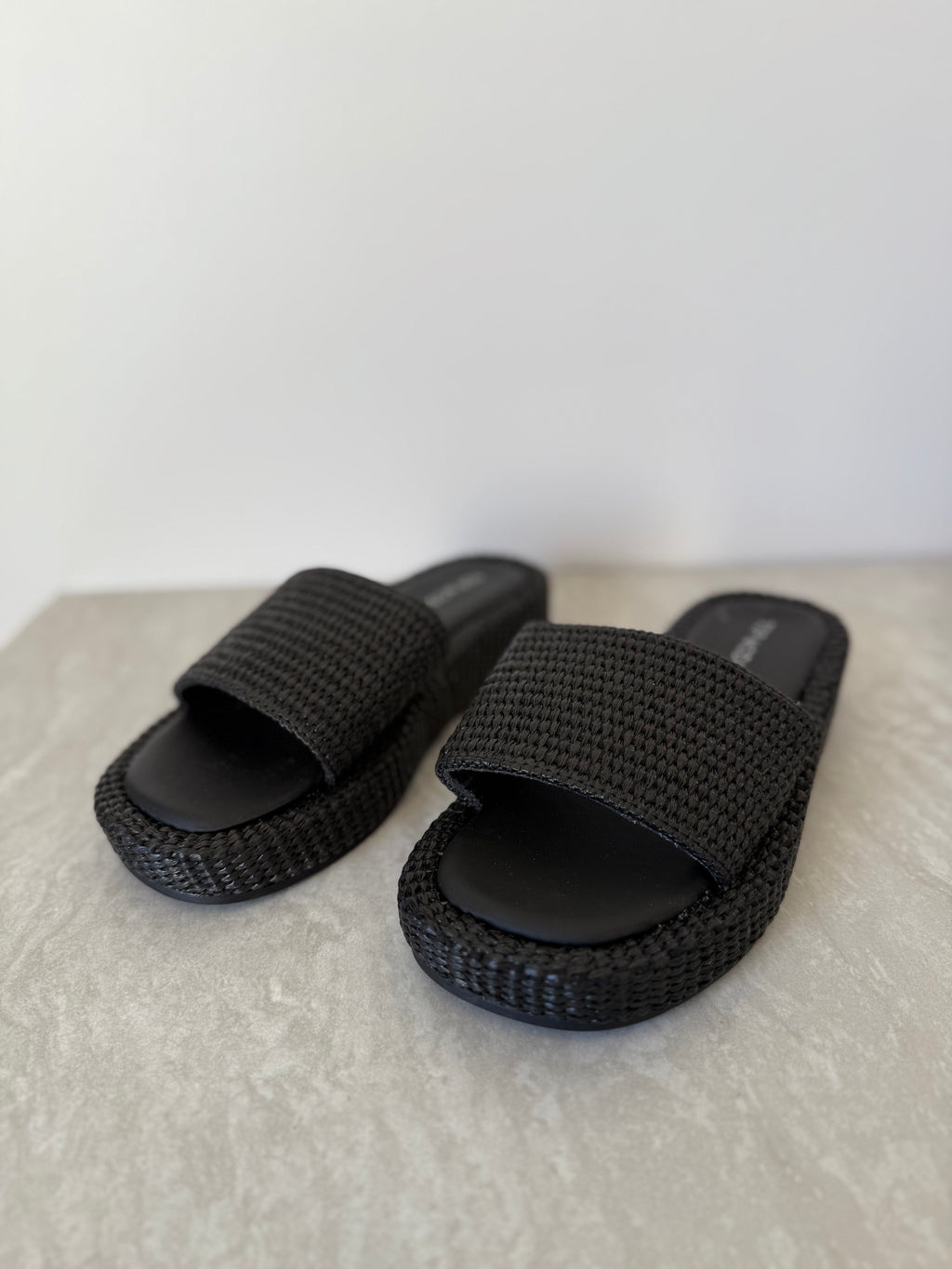 Sandalias Negras Plataforma