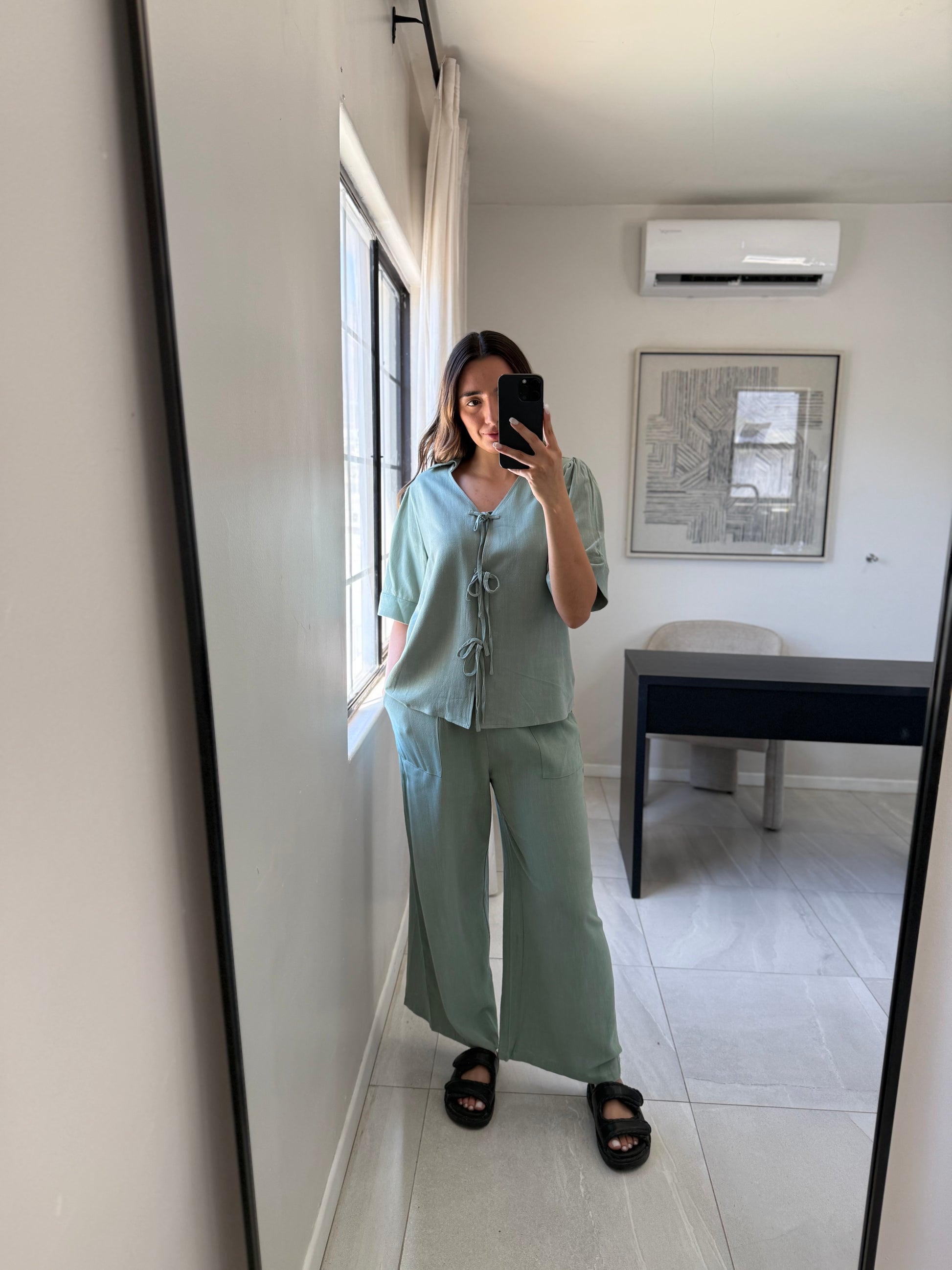 Set traje Menta