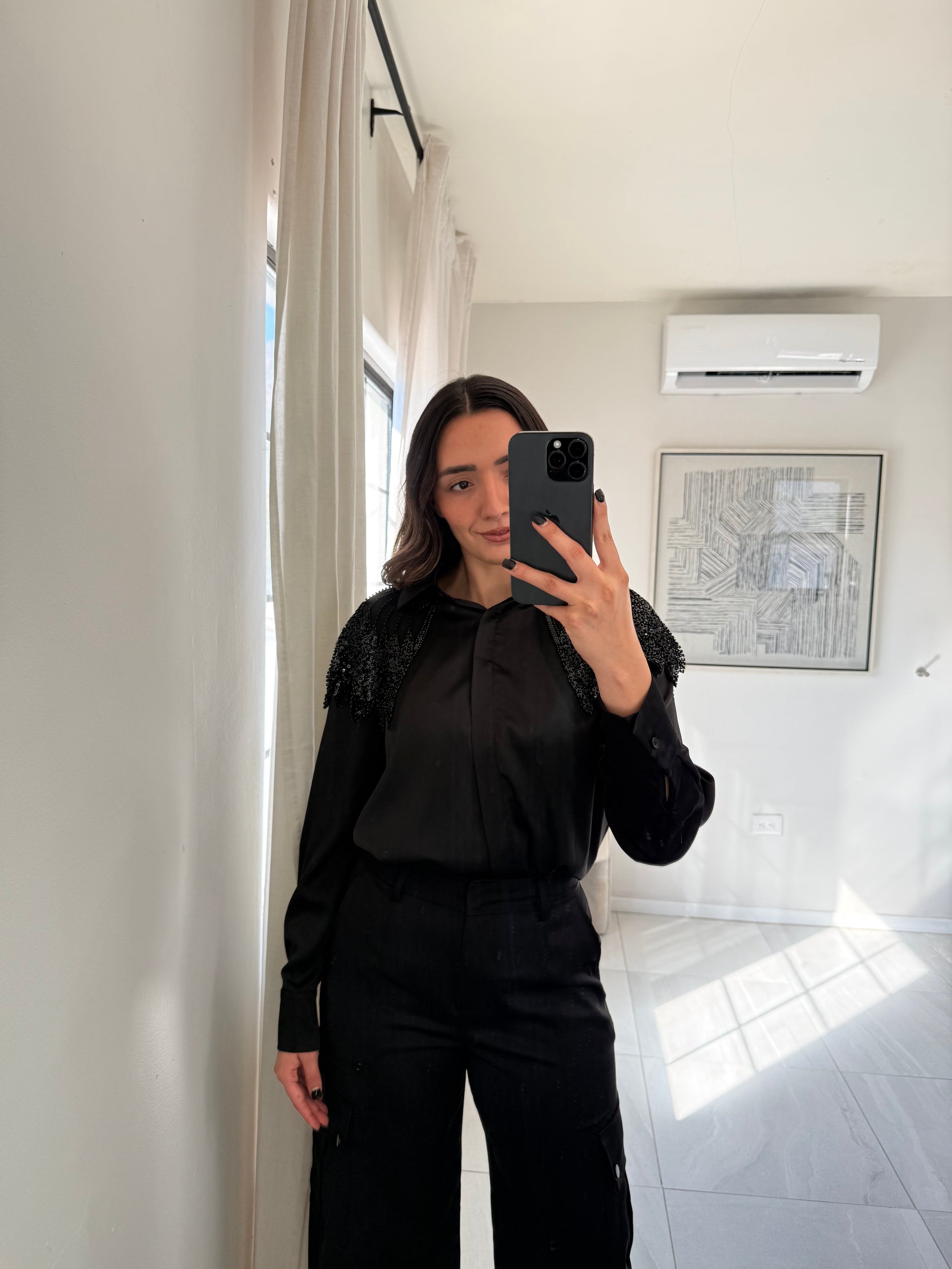 Top Poliéster Midnight