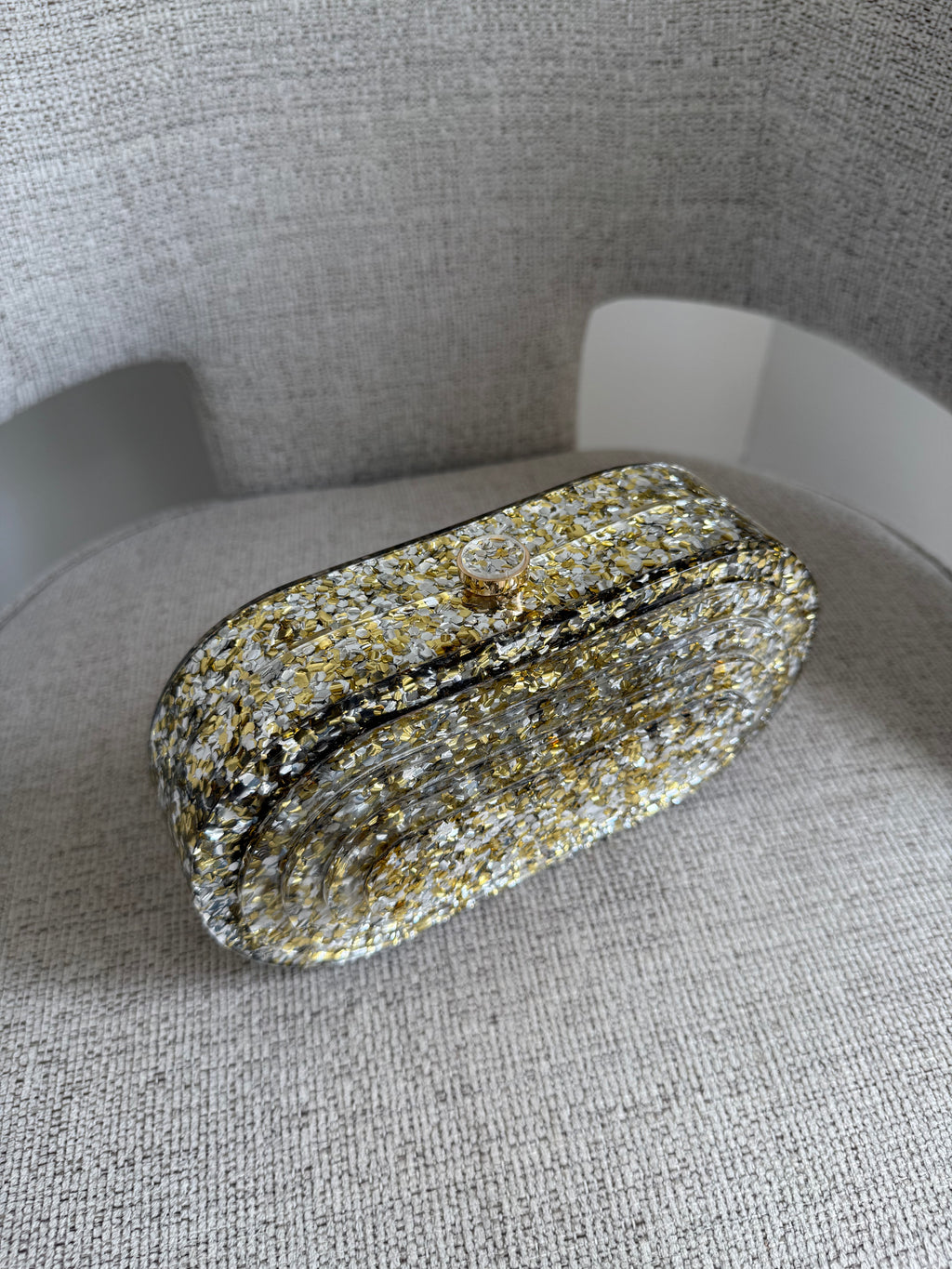 Chiara Clutch Gold