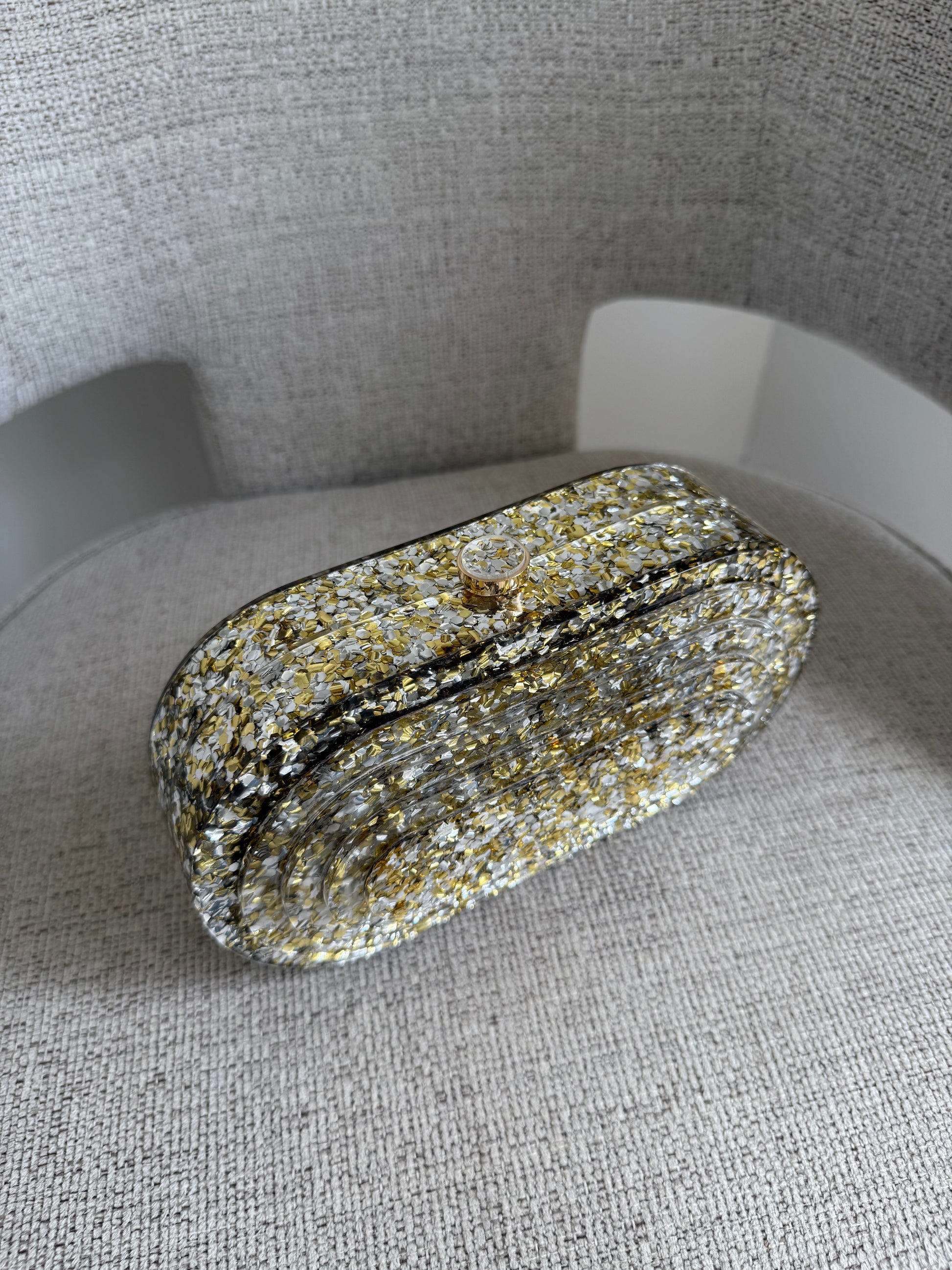 Chiara Clutch Gold