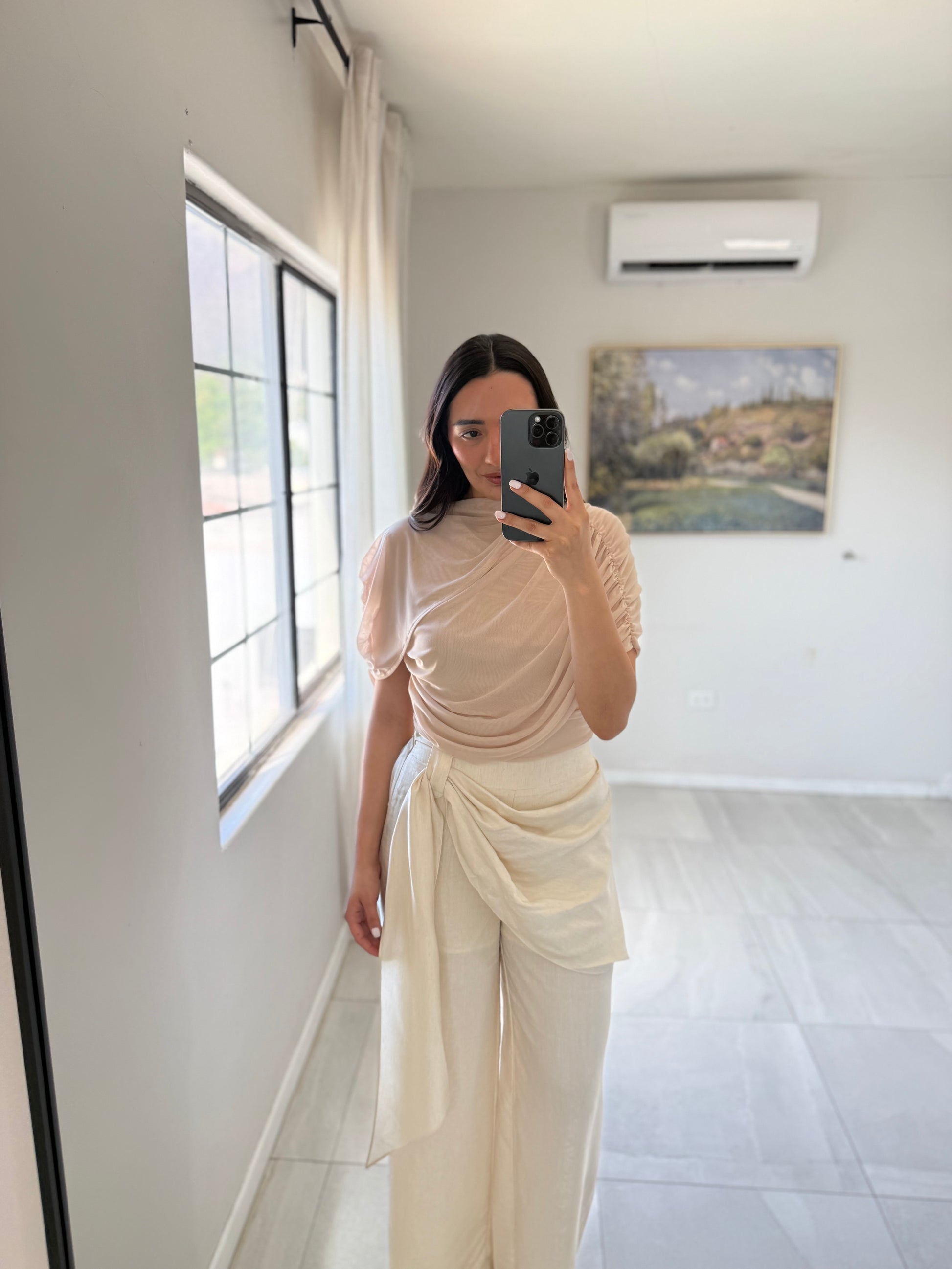 Sand Cape Rouch Top