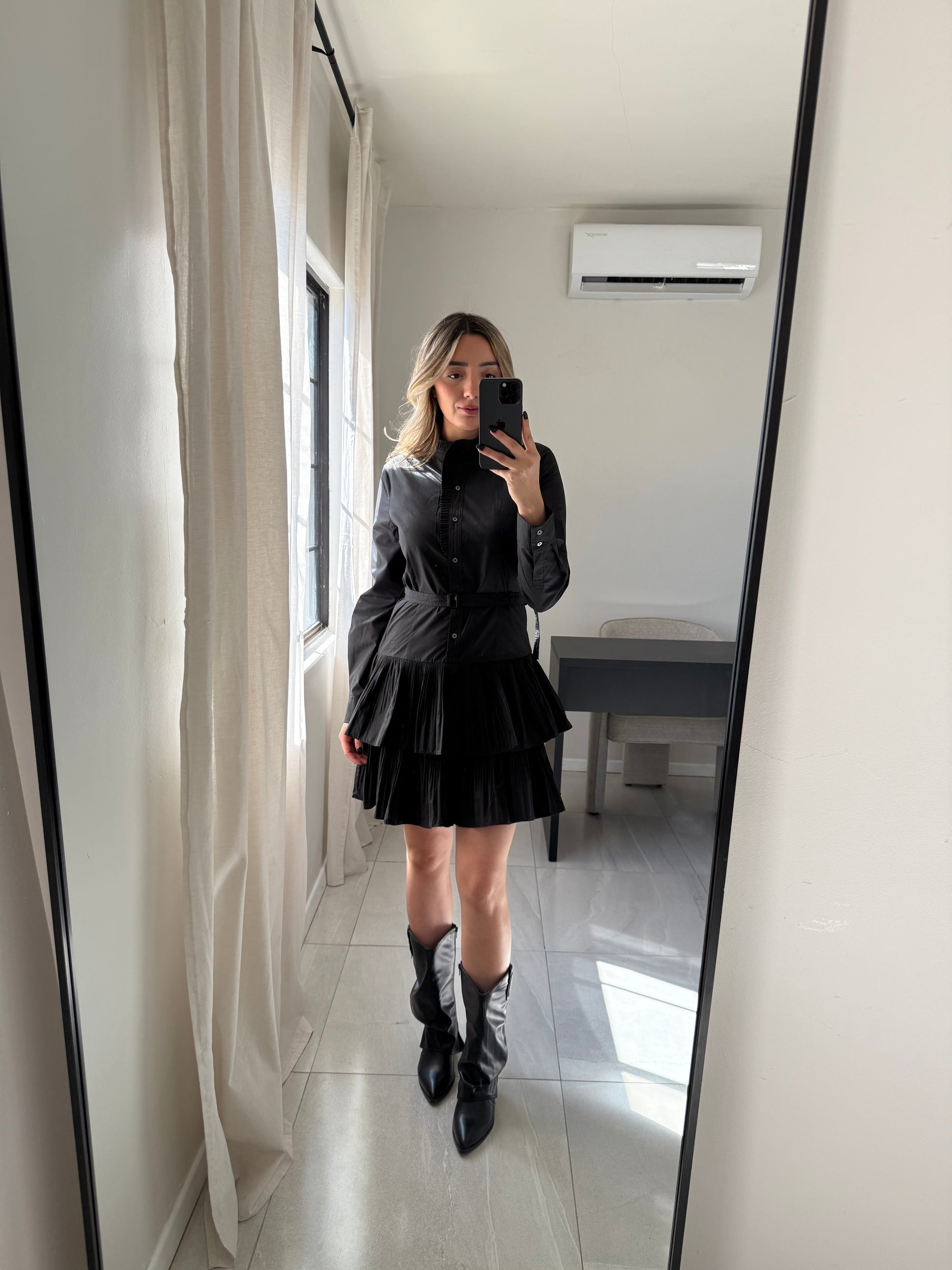Black Paisley Dress