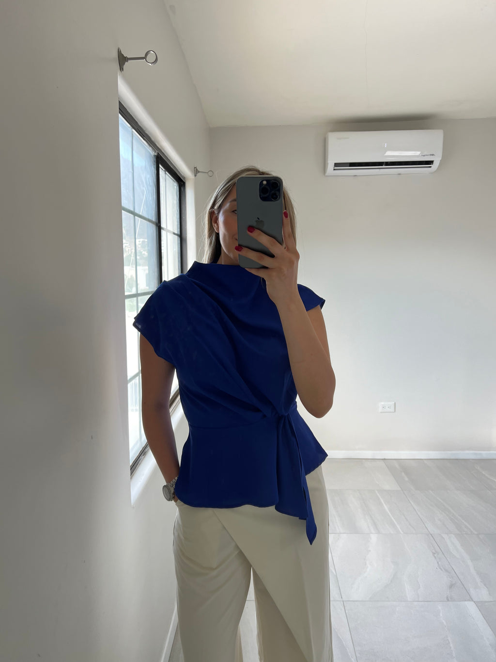Blusa Electric Blue
