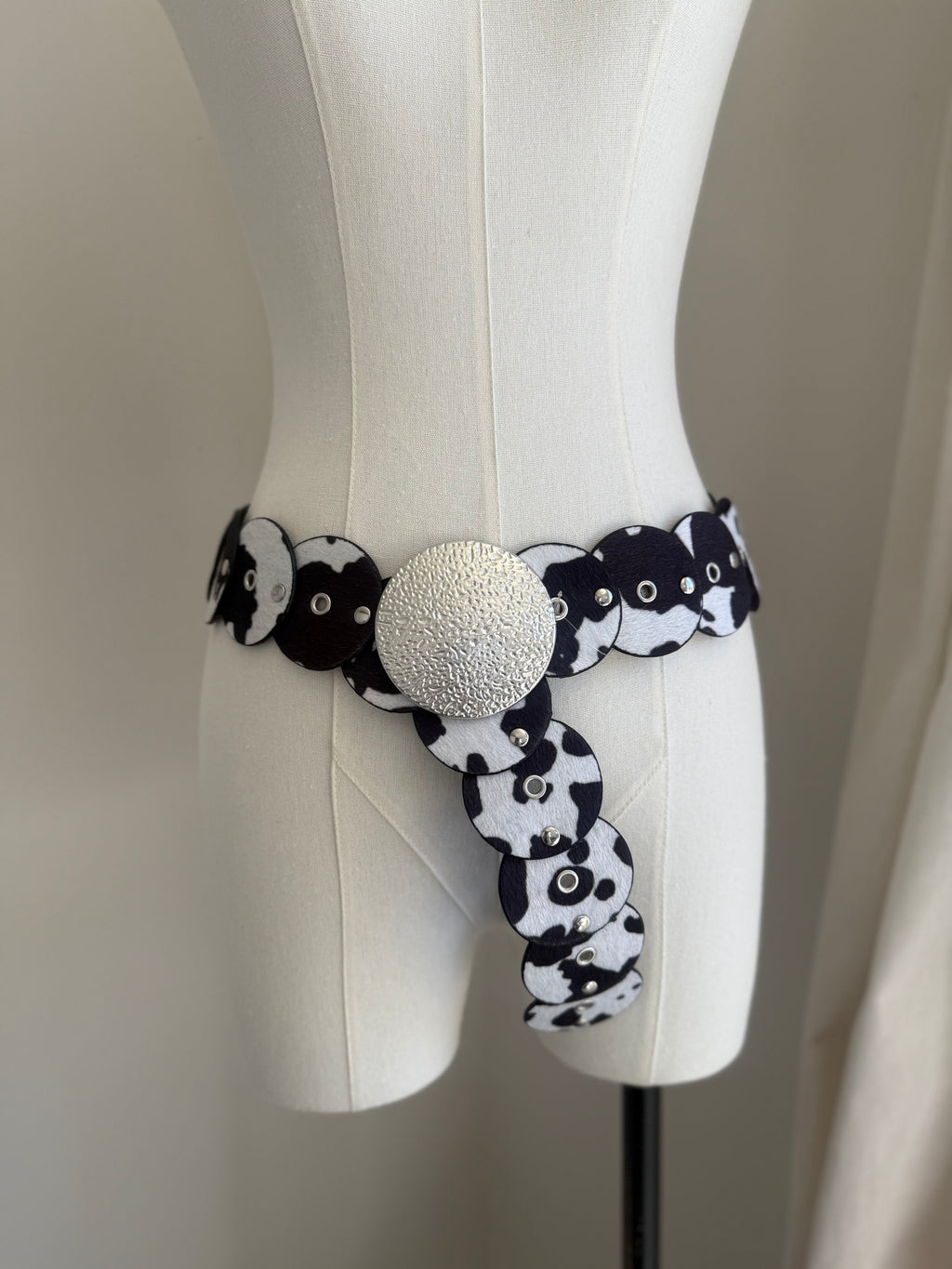 Cow Print Western Belt