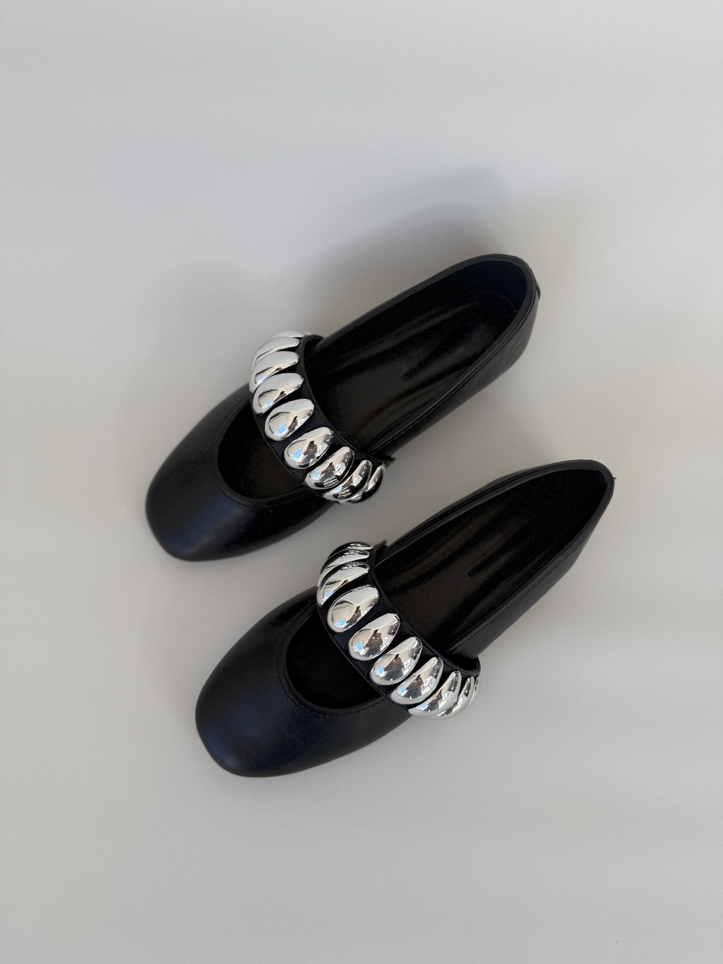 Alaia Silver Flats