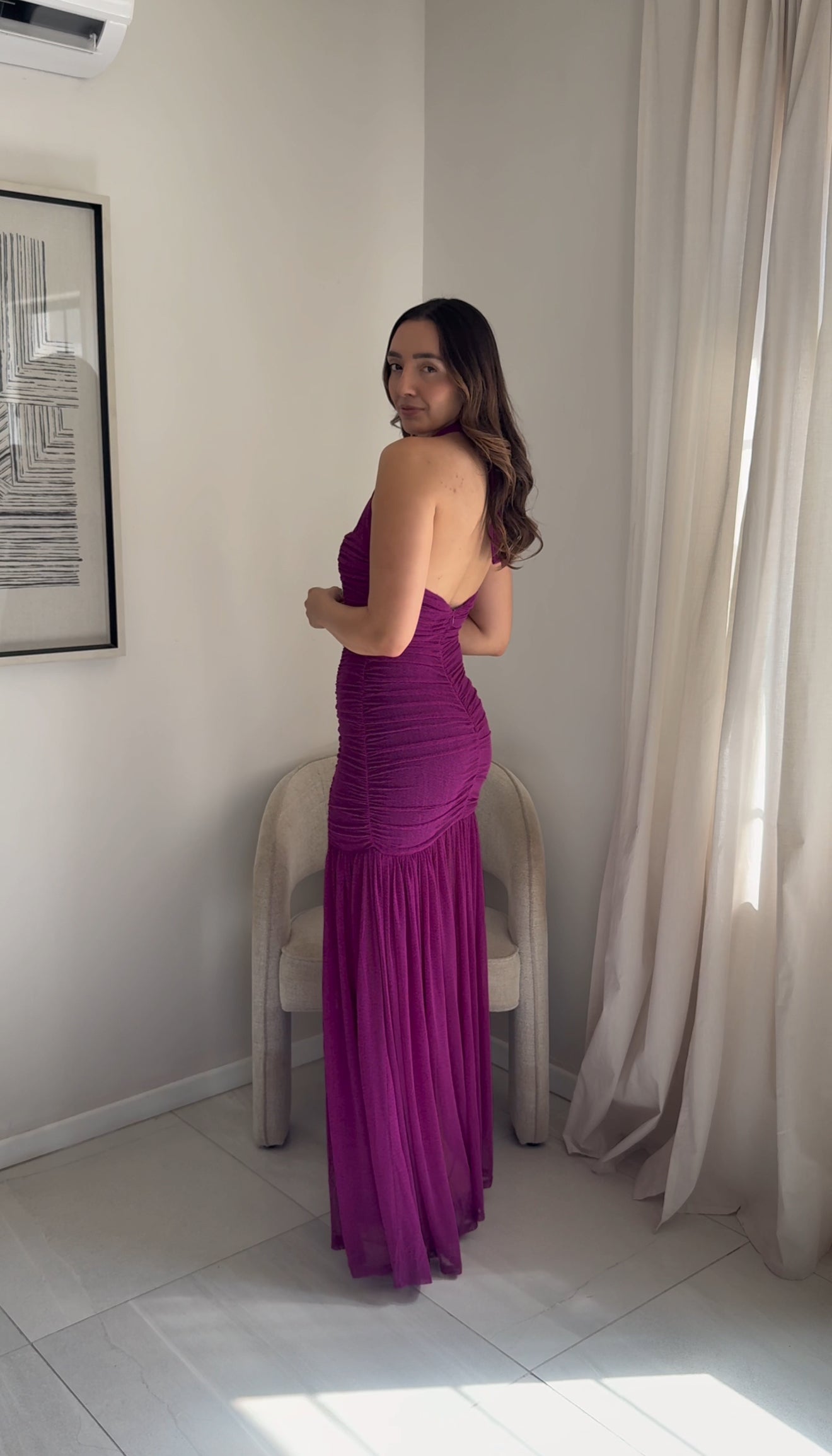 Vestido Dalia Violeta