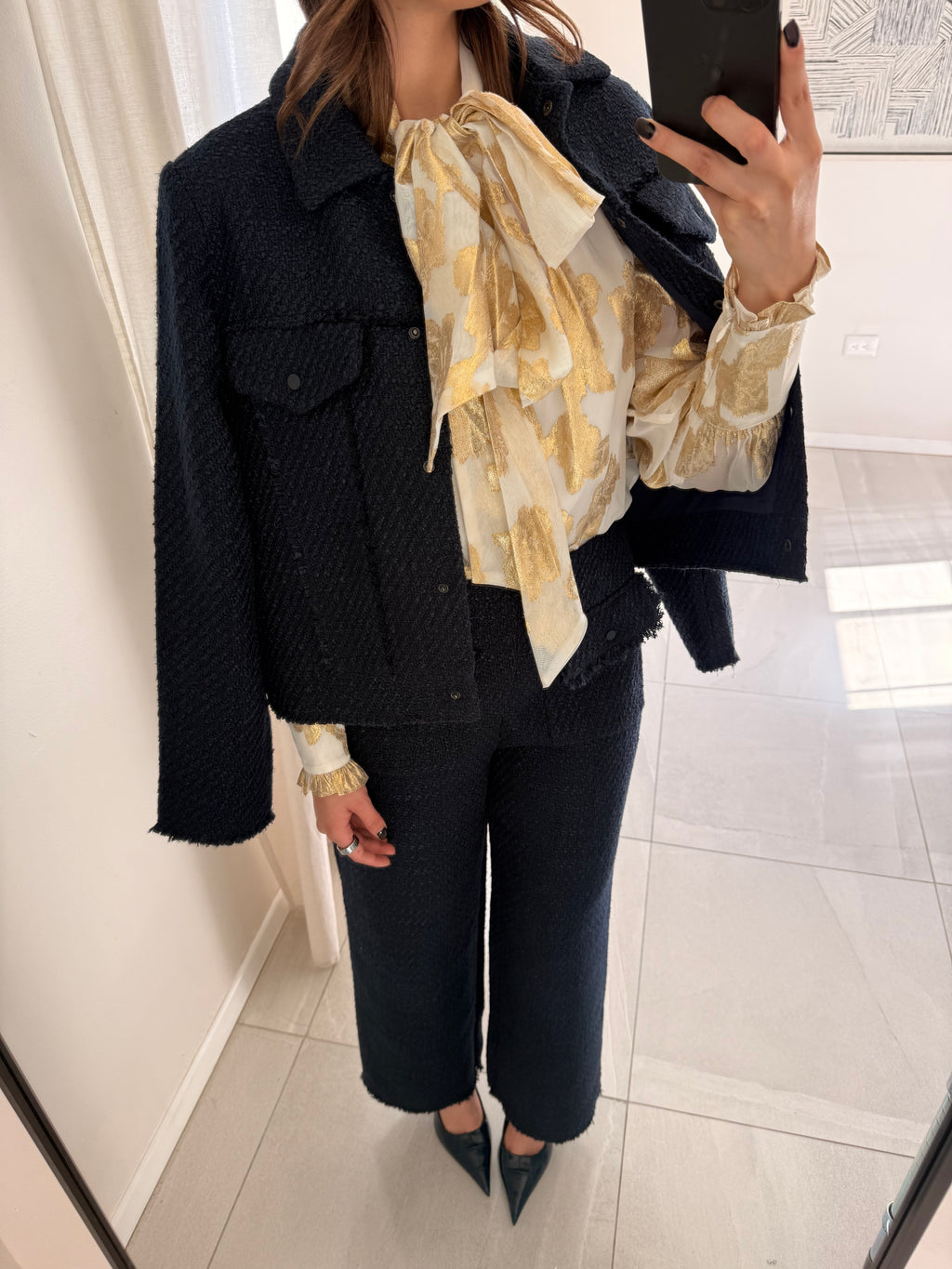 Navy Jacket Set