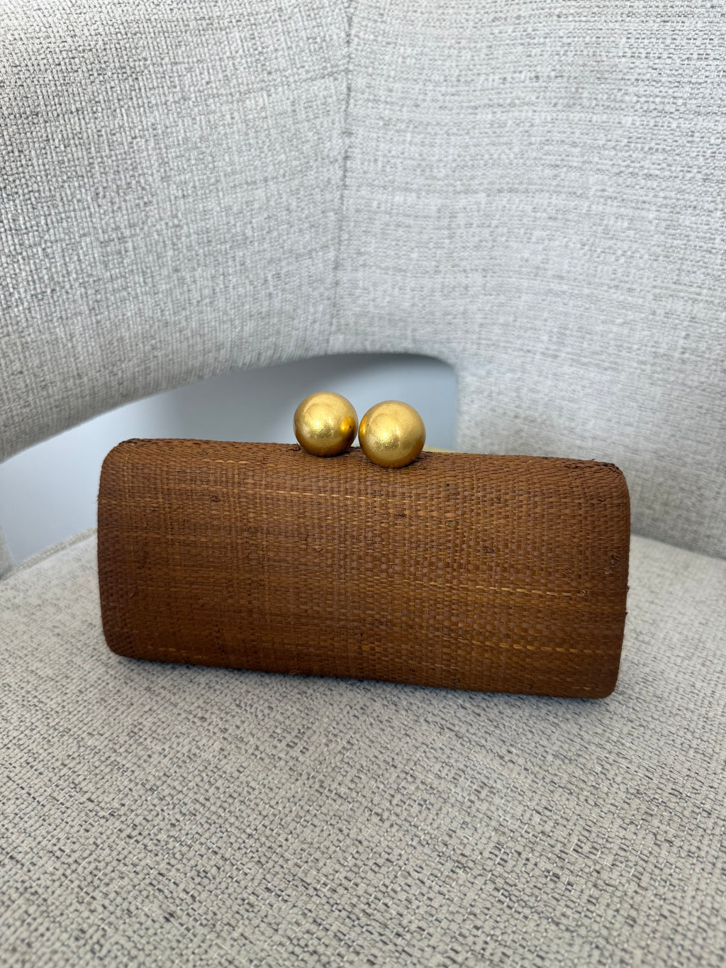 Karima Clutch Brown
