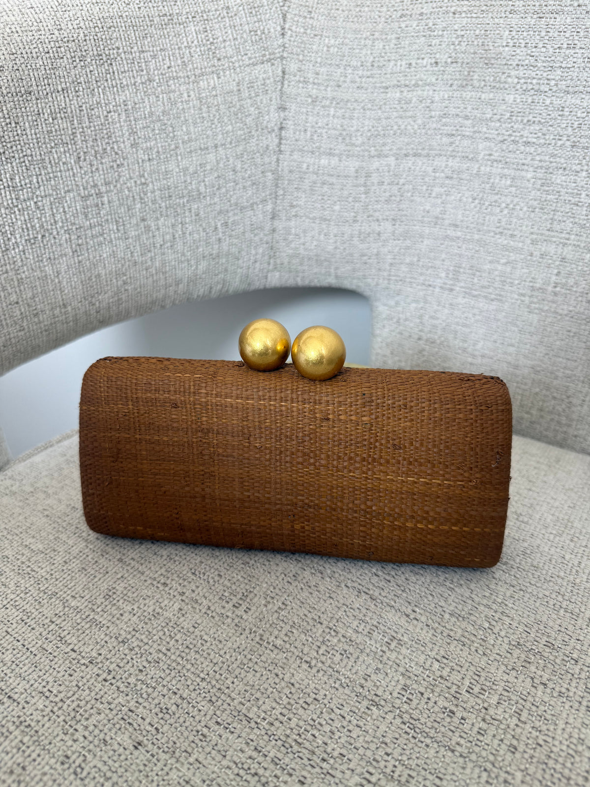 Karima Clutch Brown