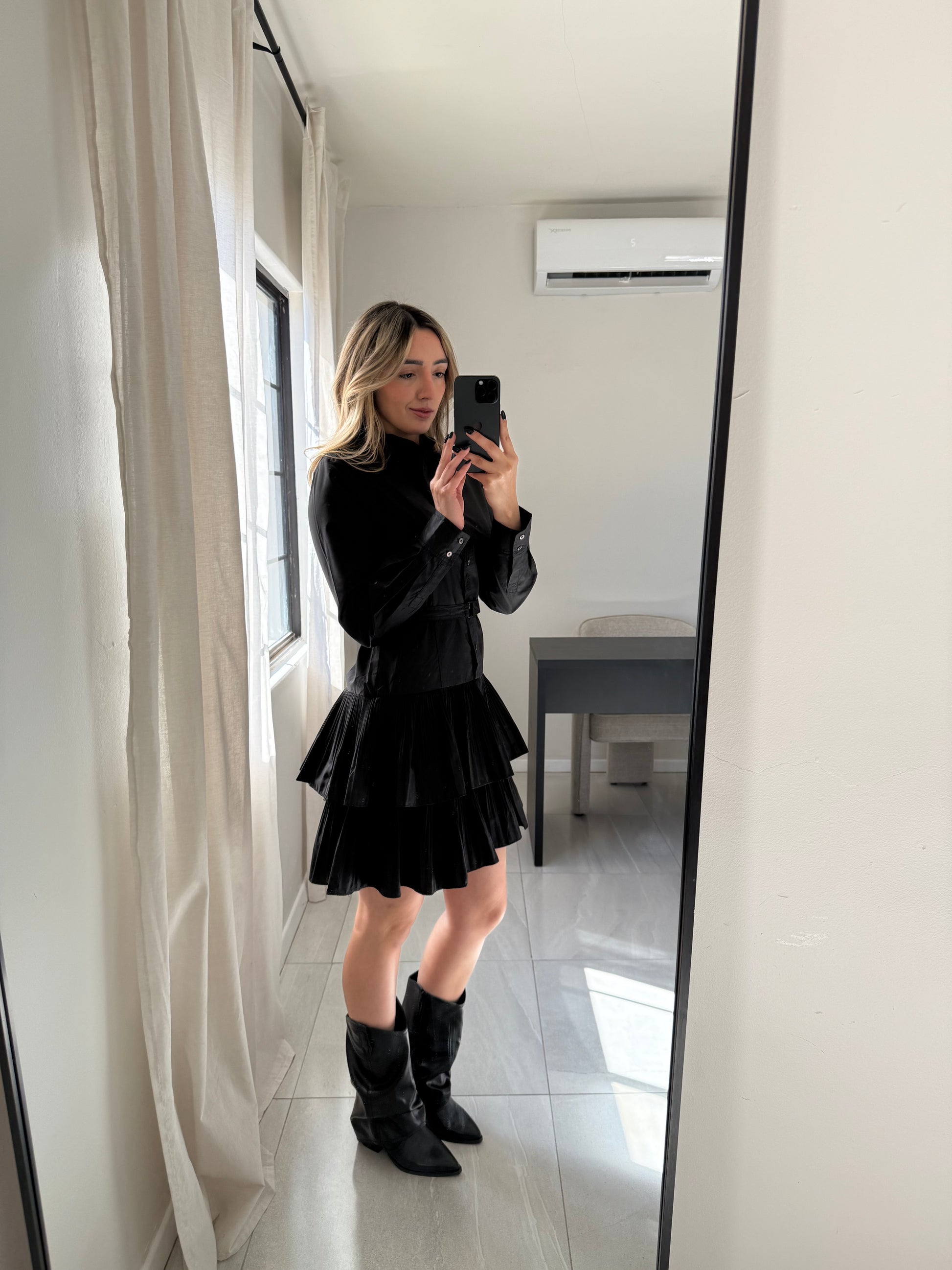 Black Paisley Dress