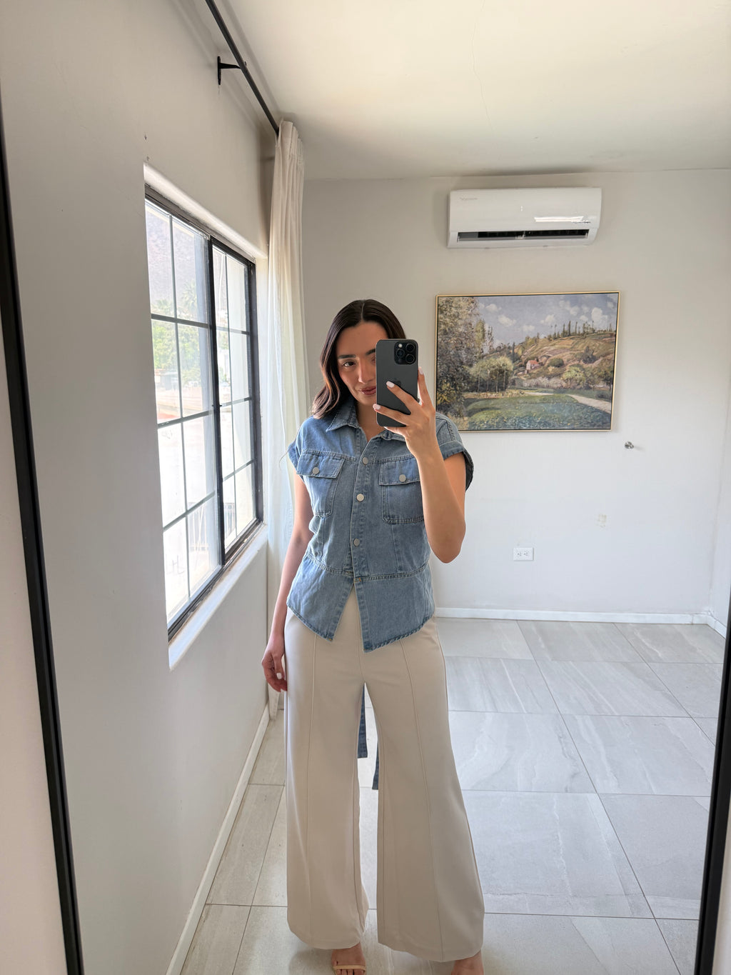 Denim Muse Vest