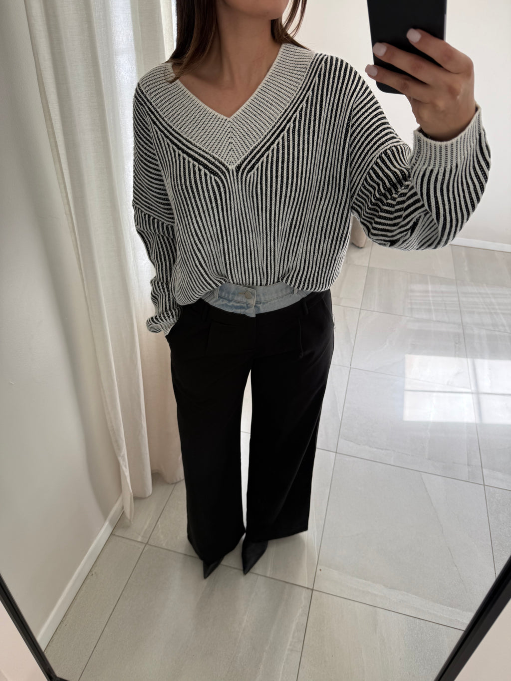 Black Knit Sweater