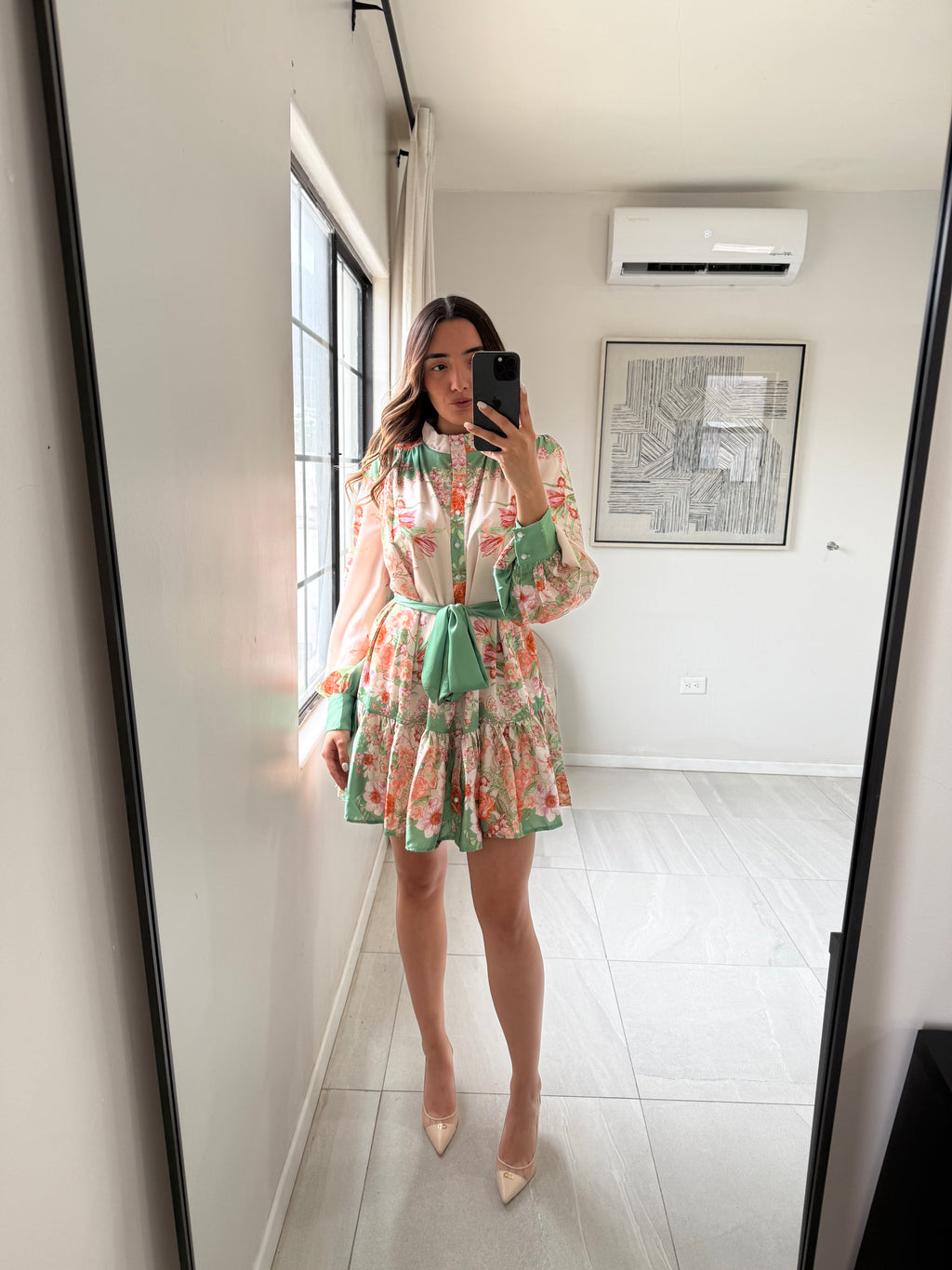 Vestido Camisero Tan Sage