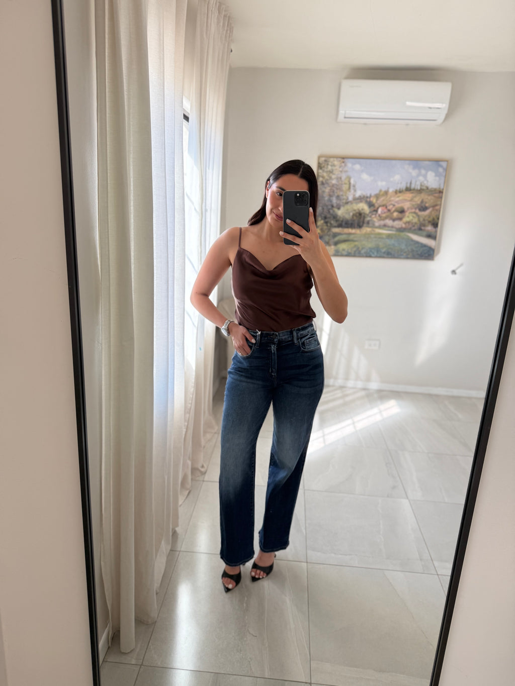 Super High Rise Dark Jean