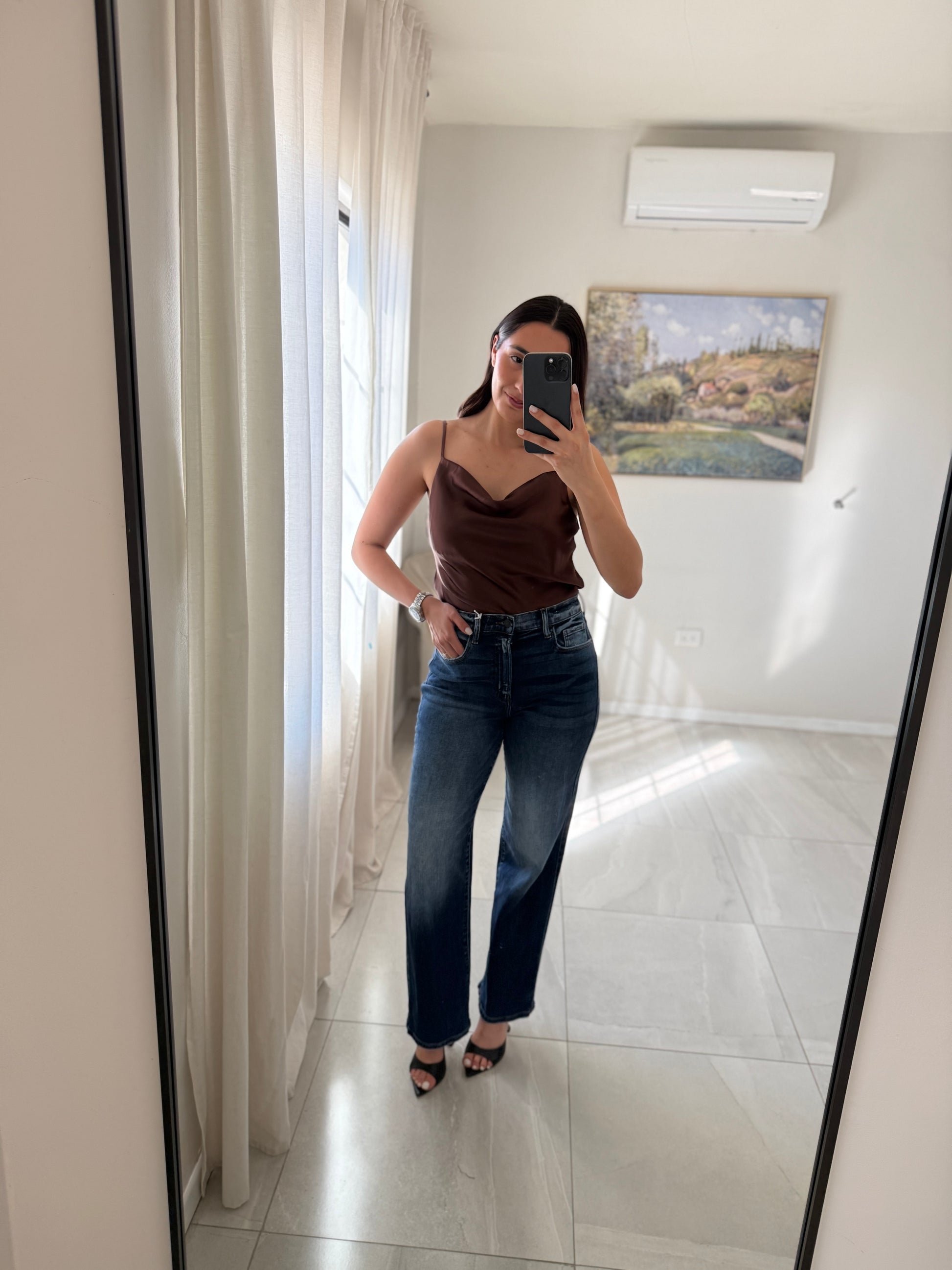Super High Rise Dark Jean